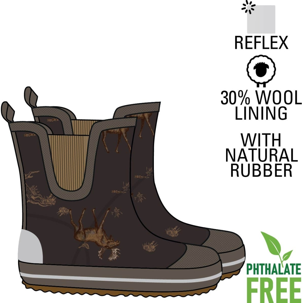 MIKK LINE - WELLIES BROWN MOLE