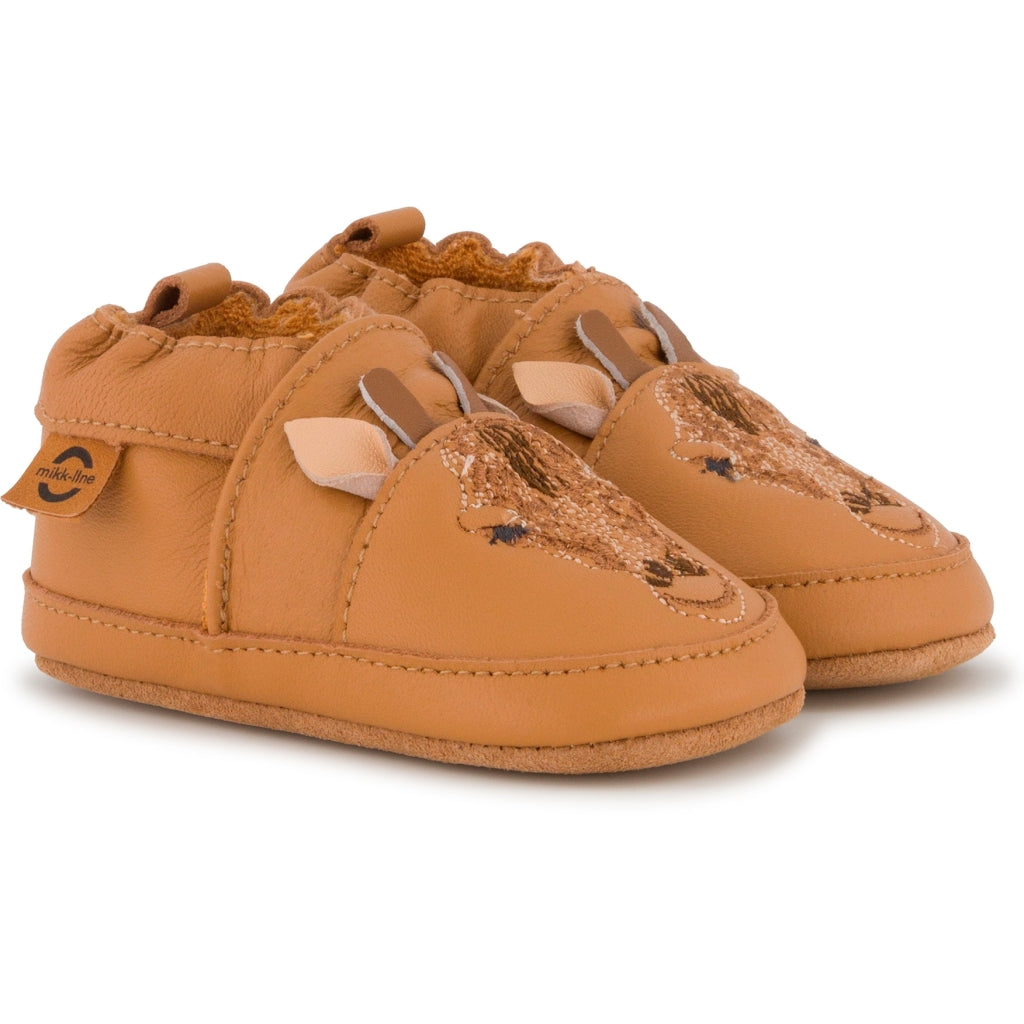 MIKK LINE - LEREN GIRAFFE SCHOENTJES