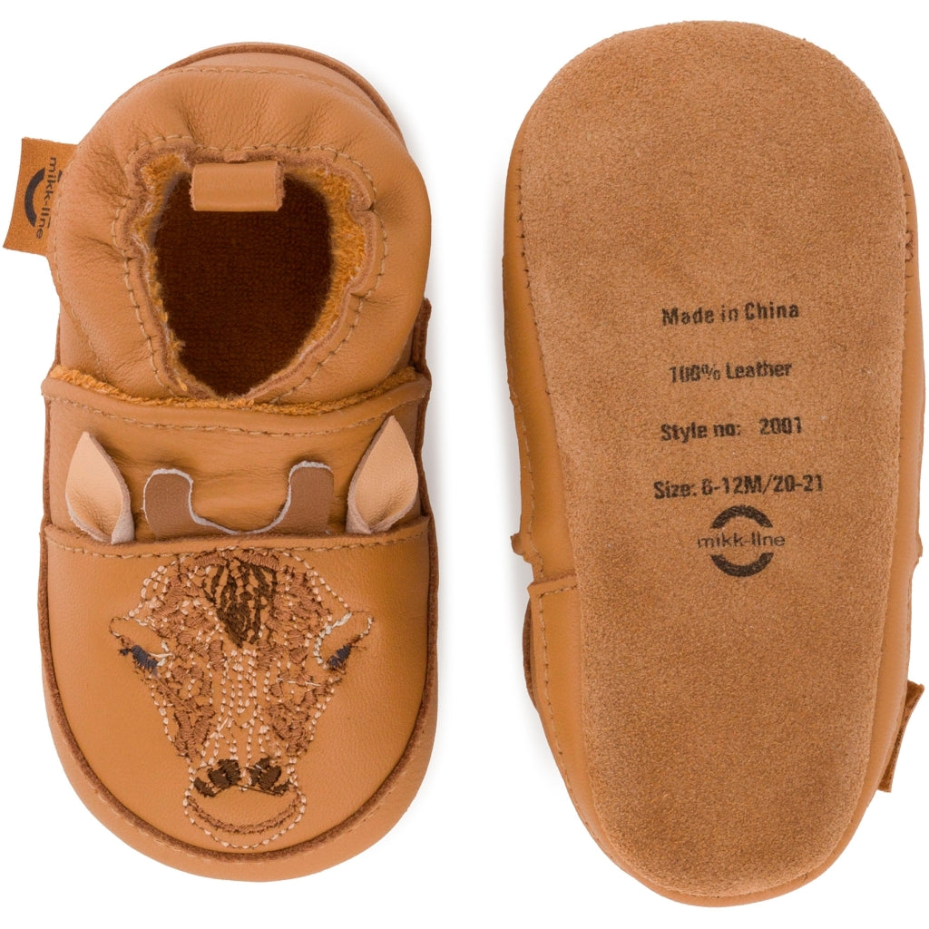 MIKK LINE - LEREN GIRAFFE SCHOENTJES