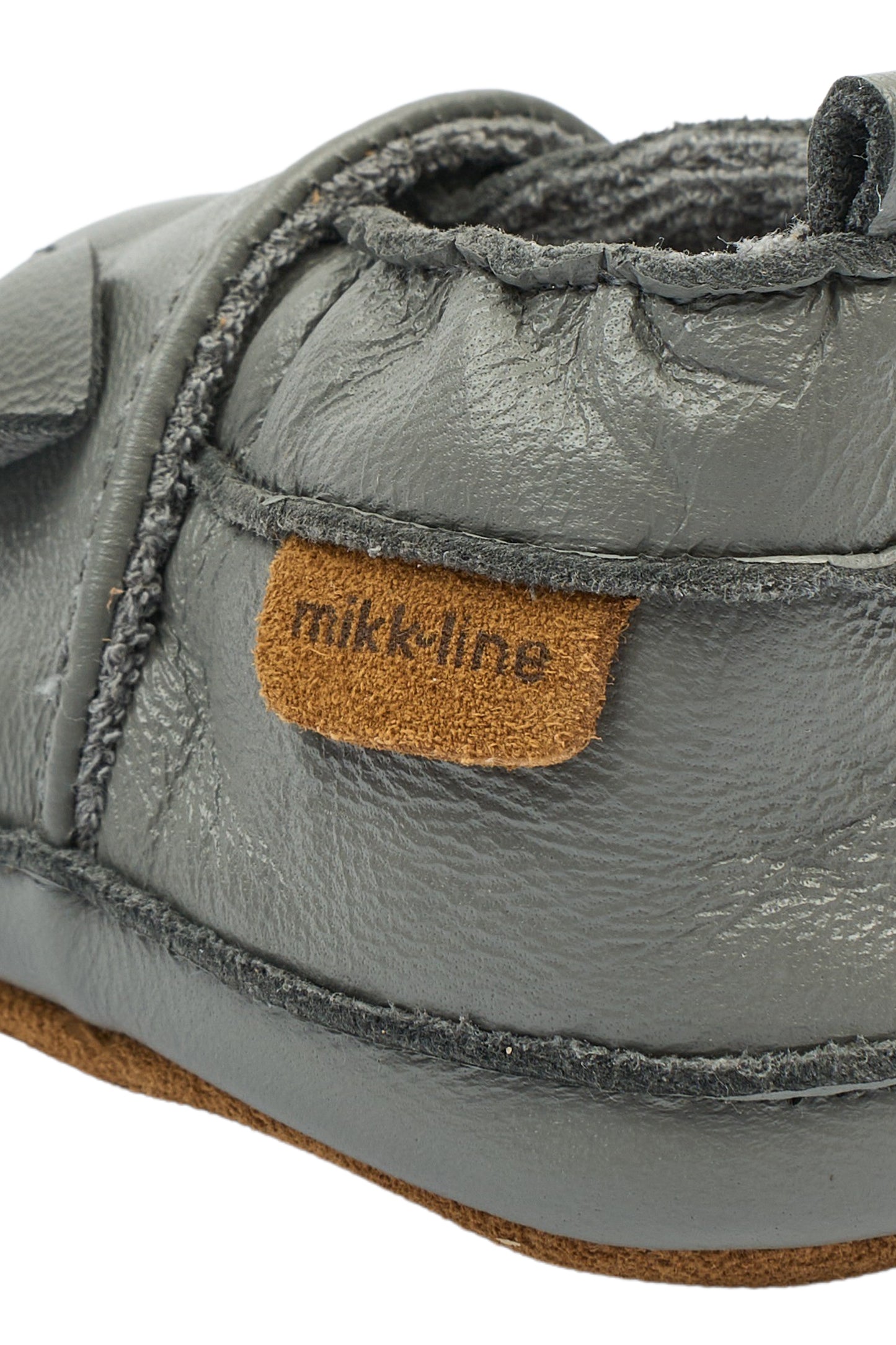 MIKK LINE - LEREN SLOFJES OLIFANT