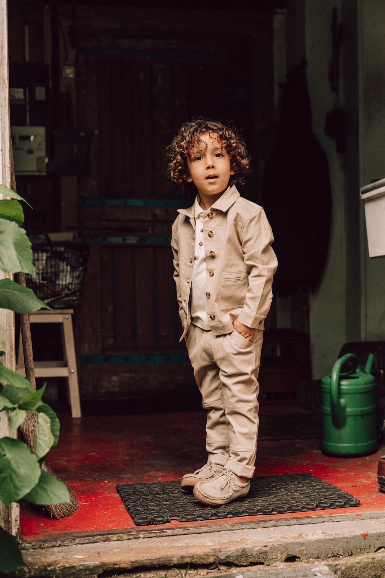 BAJE - QUINT BROEK TAUPE CLAY