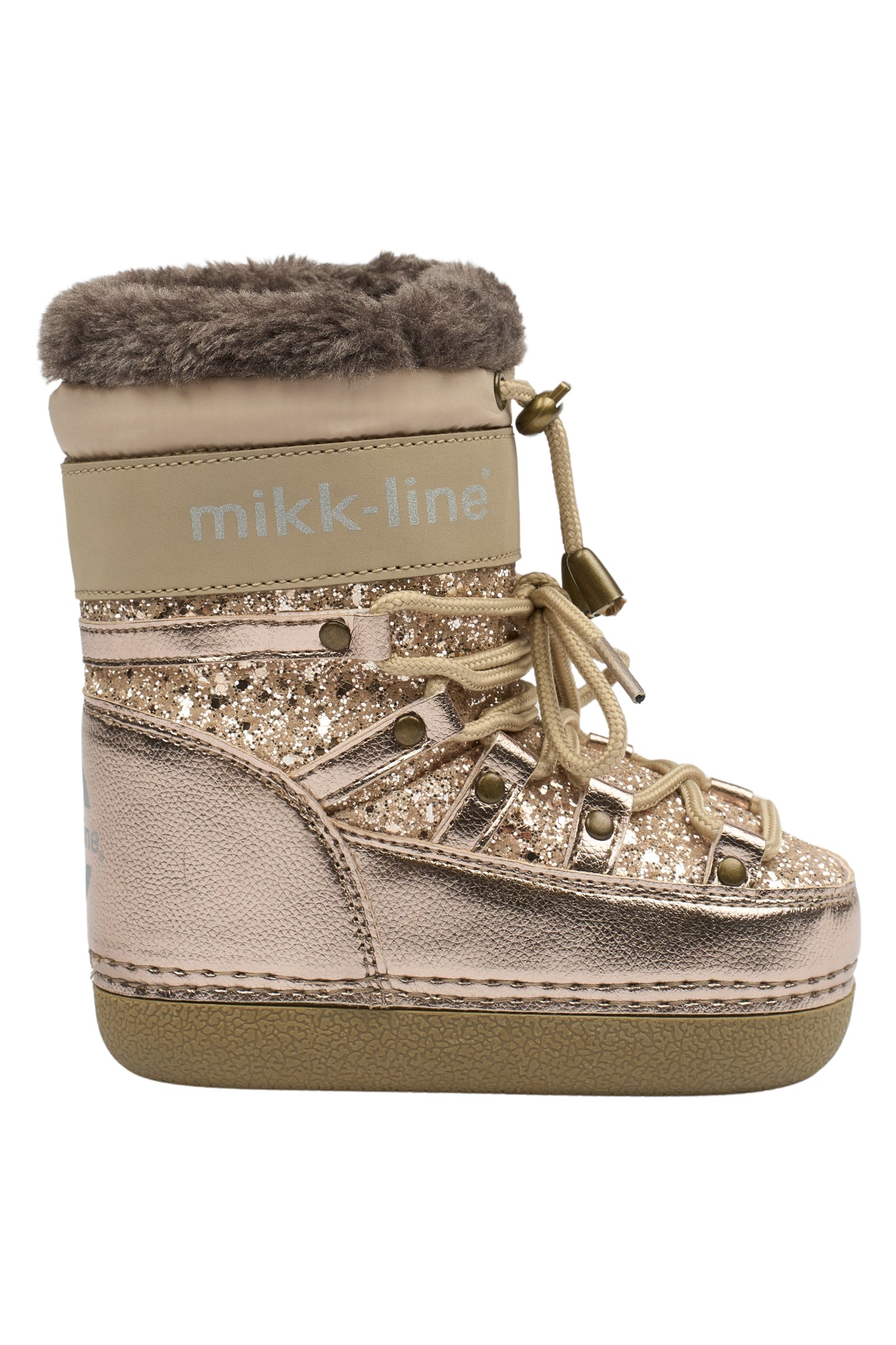 MIKK LINE - SNOW BOOTS CHAMPAGNE GLITTER