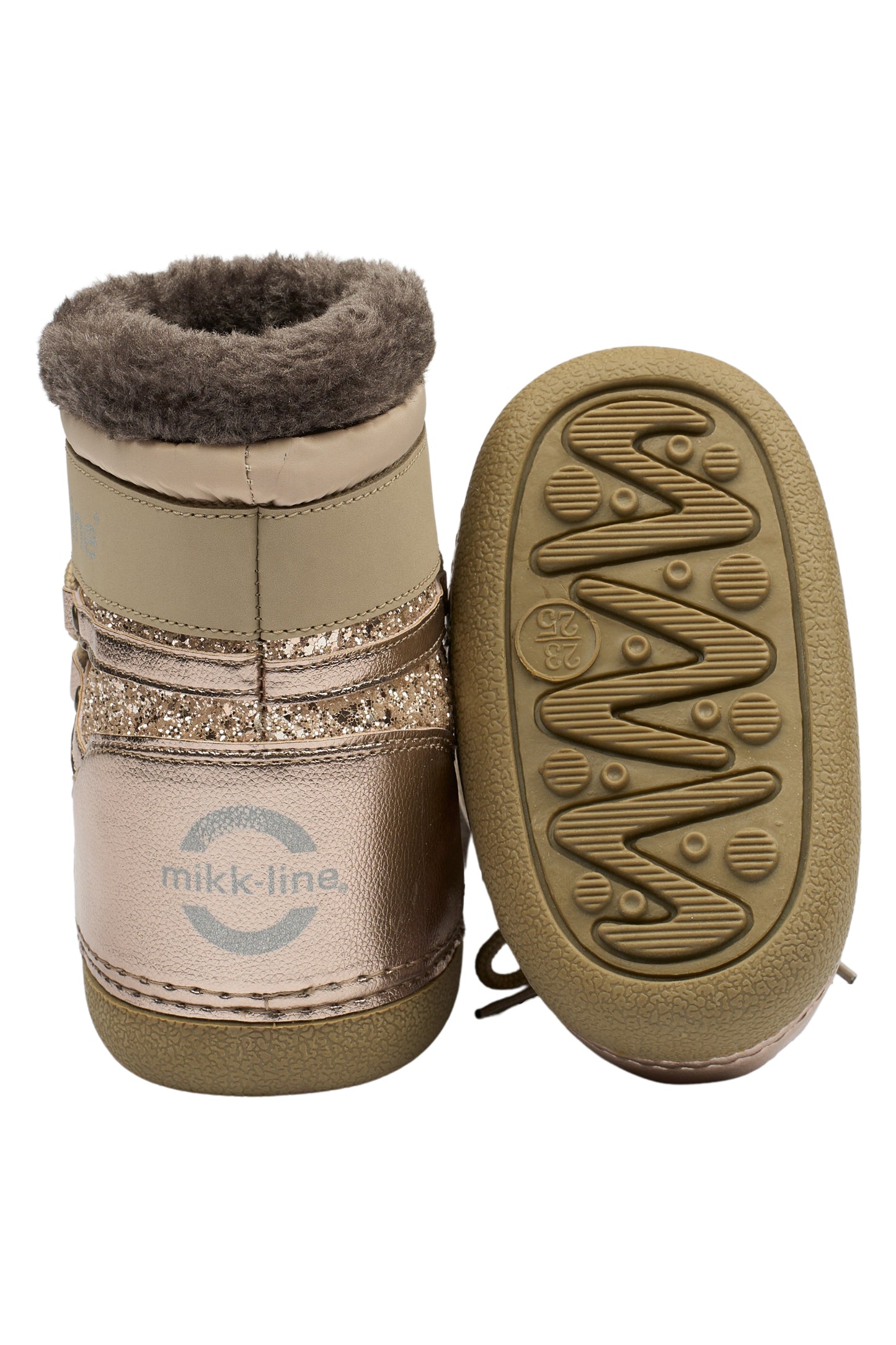 MIKK LINE - SNOW BOOTS CHAMPAGNE GLITTER