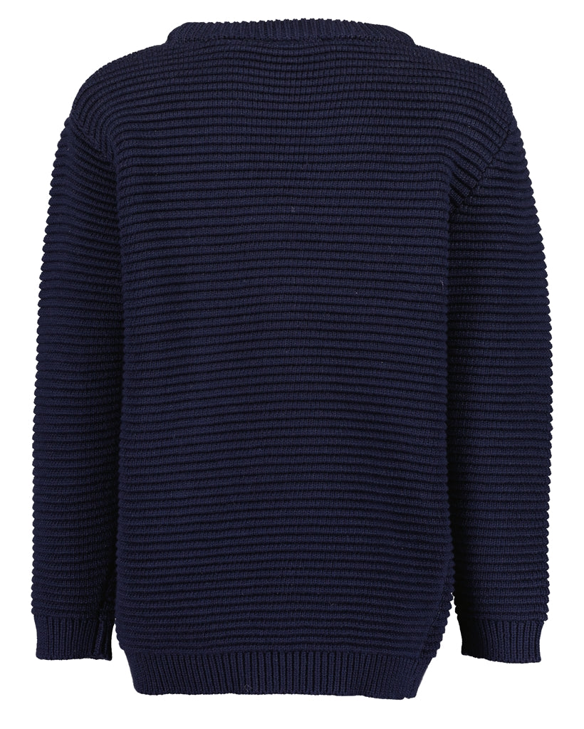 BLUE SEVEN - GEBREIDE TRUI NACHT BLAUW