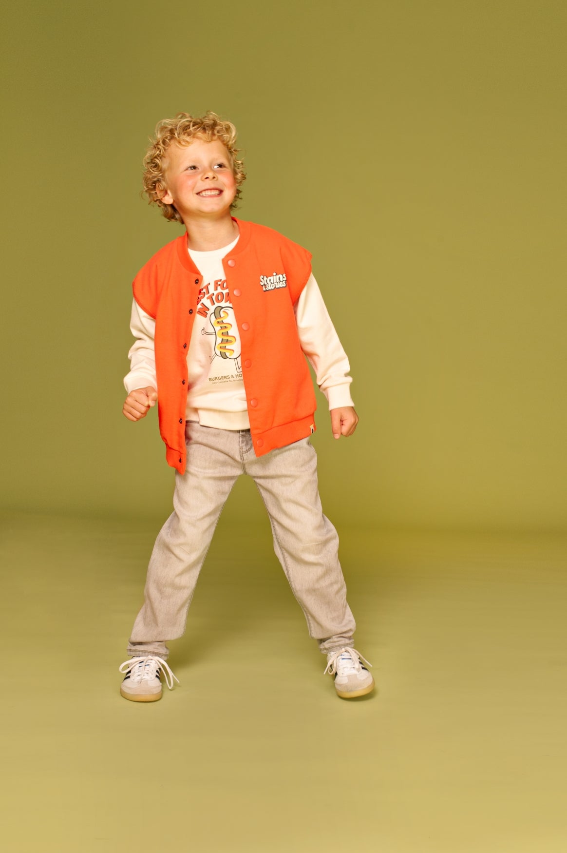 STAINS AND STORIES - LIGHT GREY BLUE DENIM