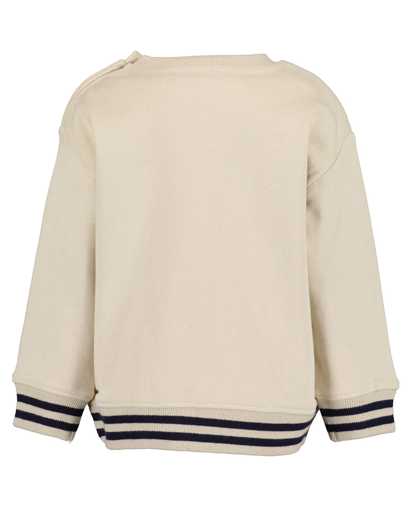 BLUE SEVEN - TRACTOR SWEATER KIESEL