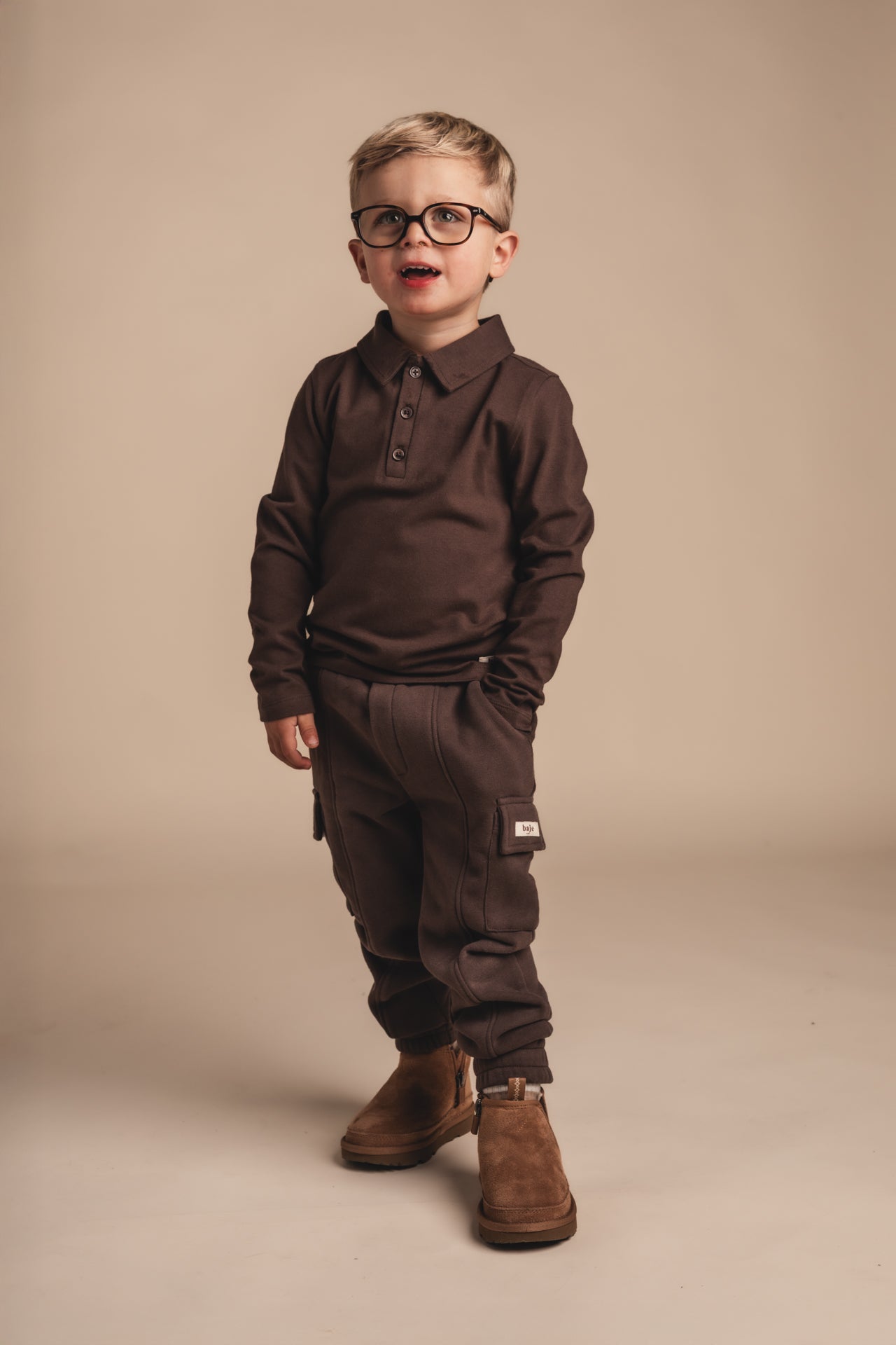 BAJE - POLOSHIRT NIKOLAI BROWN CHOCO