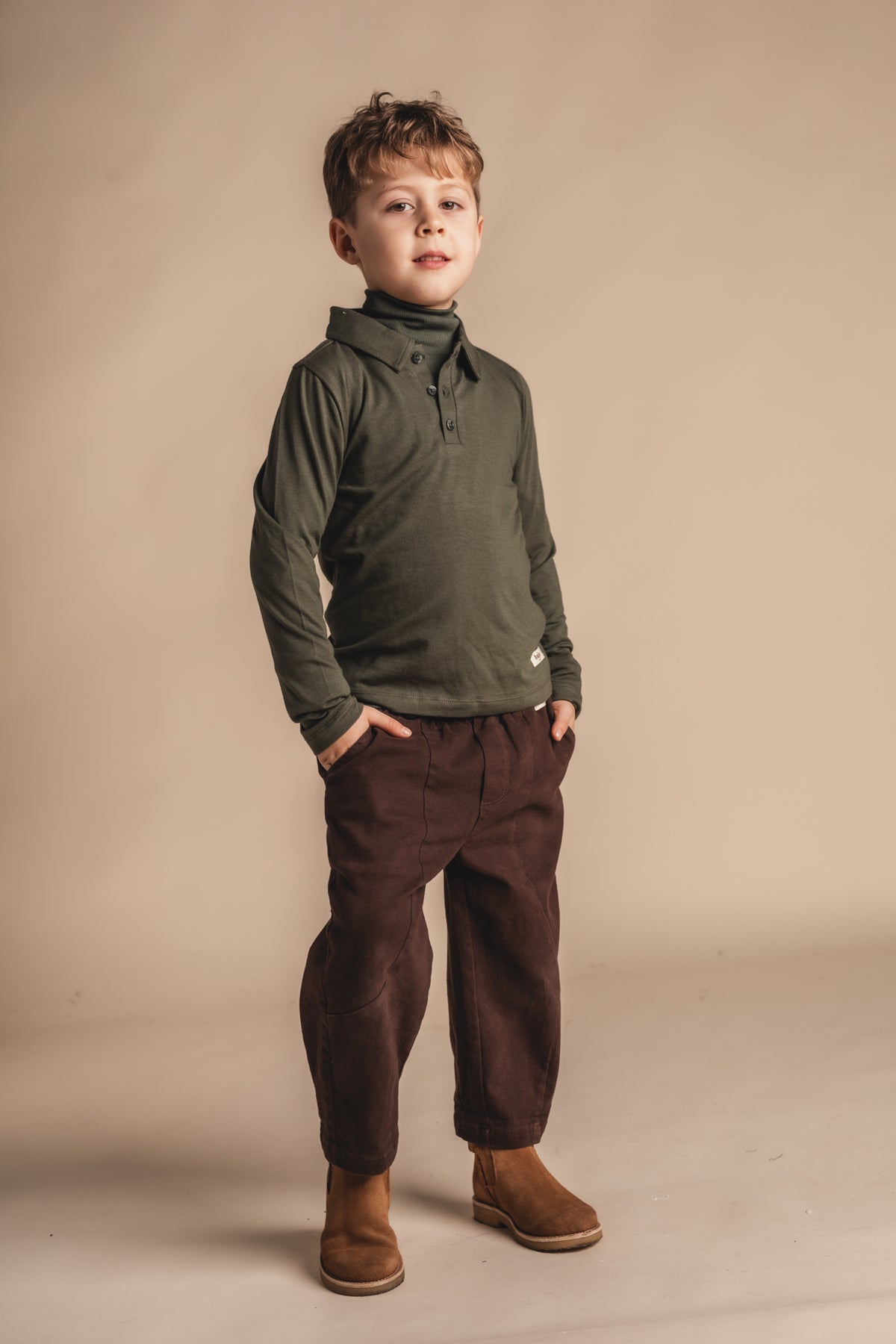 BAJE - POLOSHIRT NIKOLAI GREEN AGAVE