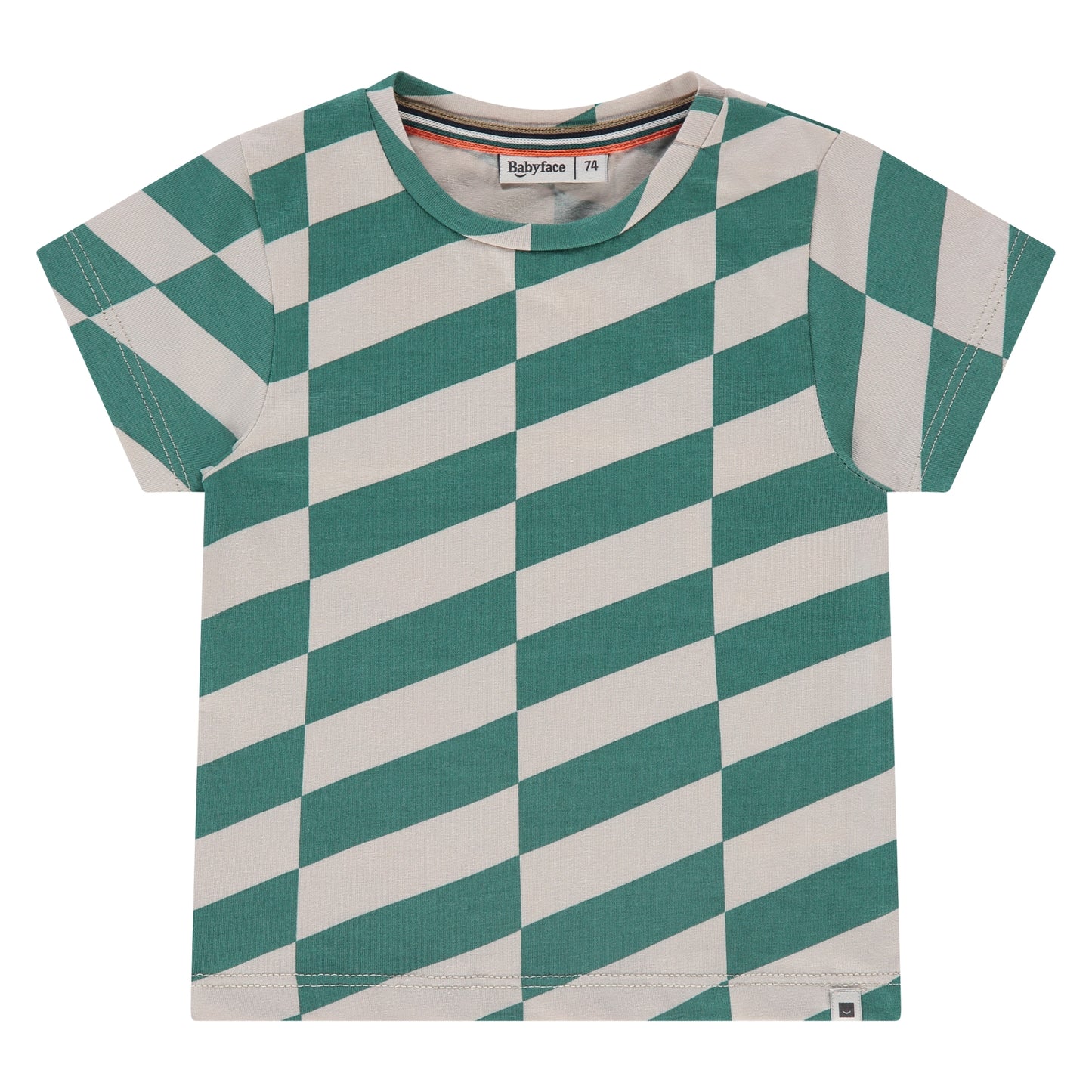 BABYFACE - T-SHIRT GEBLOKT GROEN