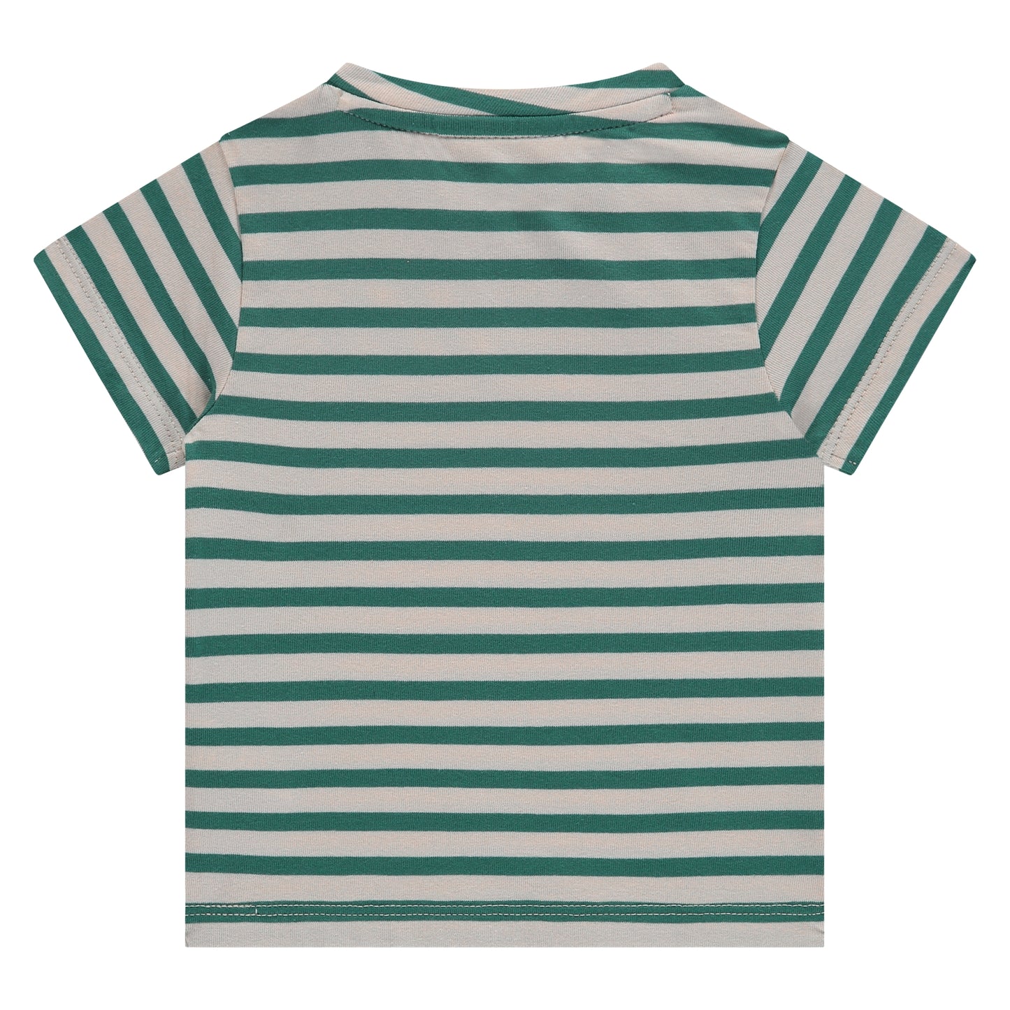 BABYFACE - GESTREEPT T-SHIRT GROEN/WIT