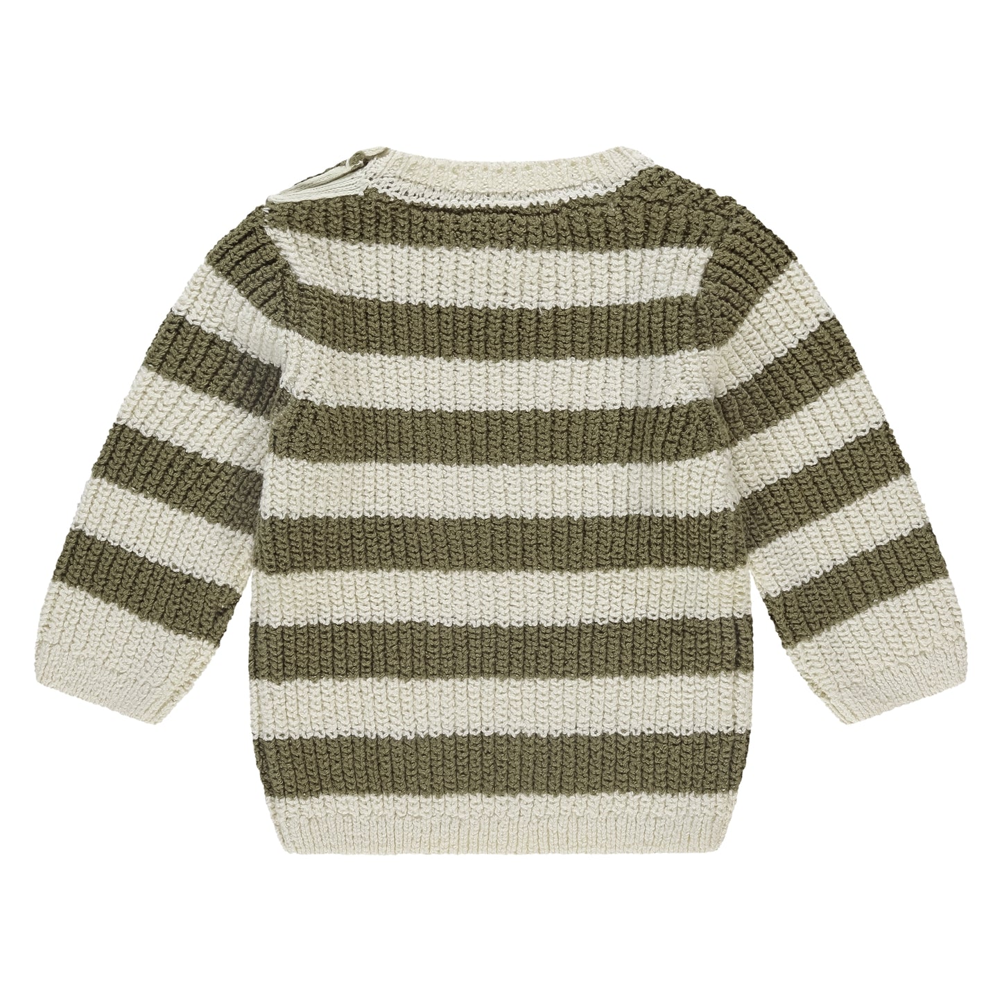 BABYFACE - GEBREIDE PULLOVER GESTREEPT ARMY