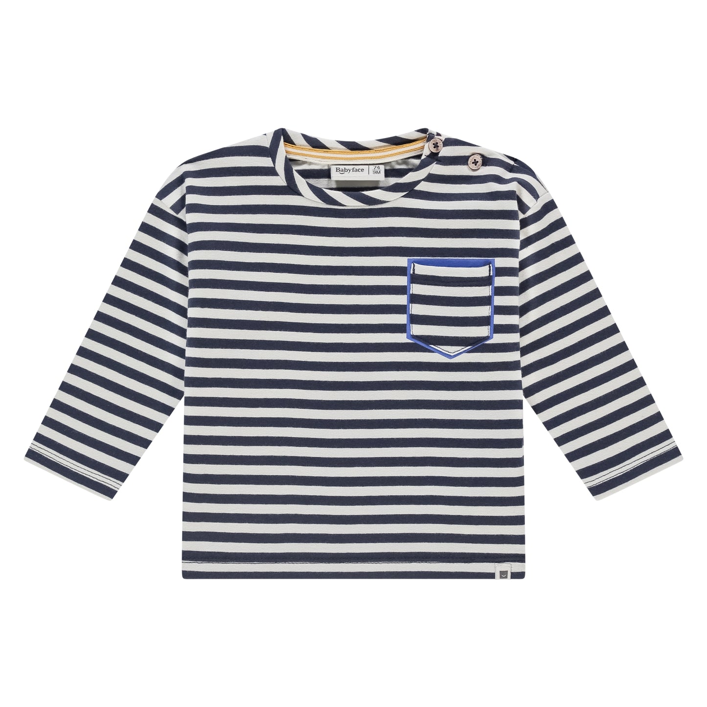 BABYFACE - T-SHIRT LANGE MOUW GESTREEPT NIGHT