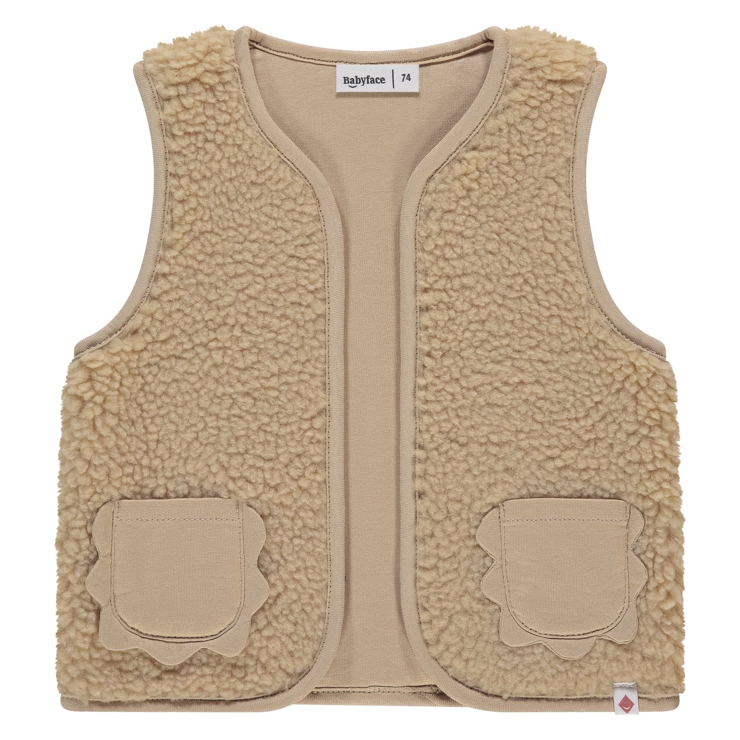BABYFACE TEDDY GILET NUDE
