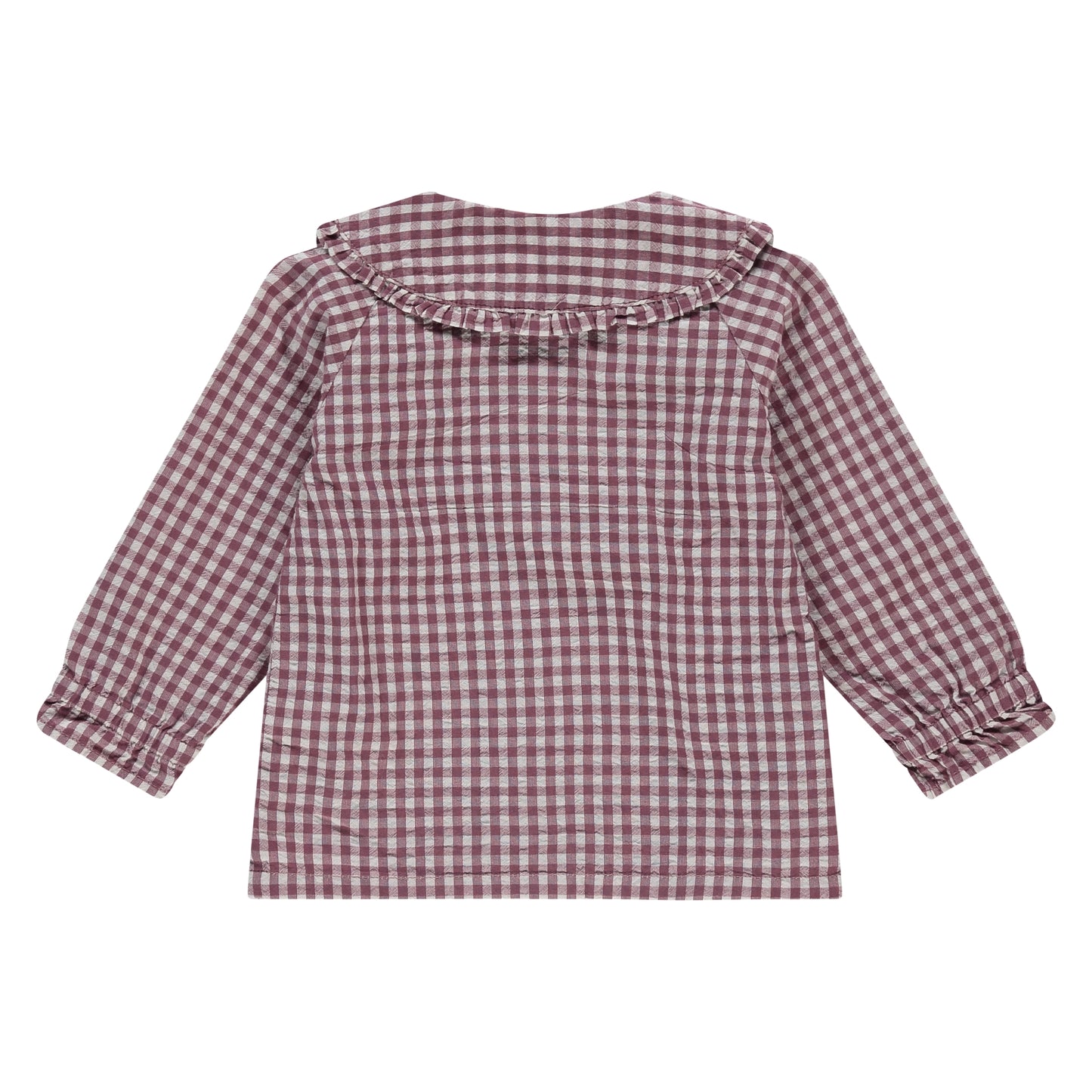 BABYFACE - GEBLOKTE BLOUSE MET KRAAG