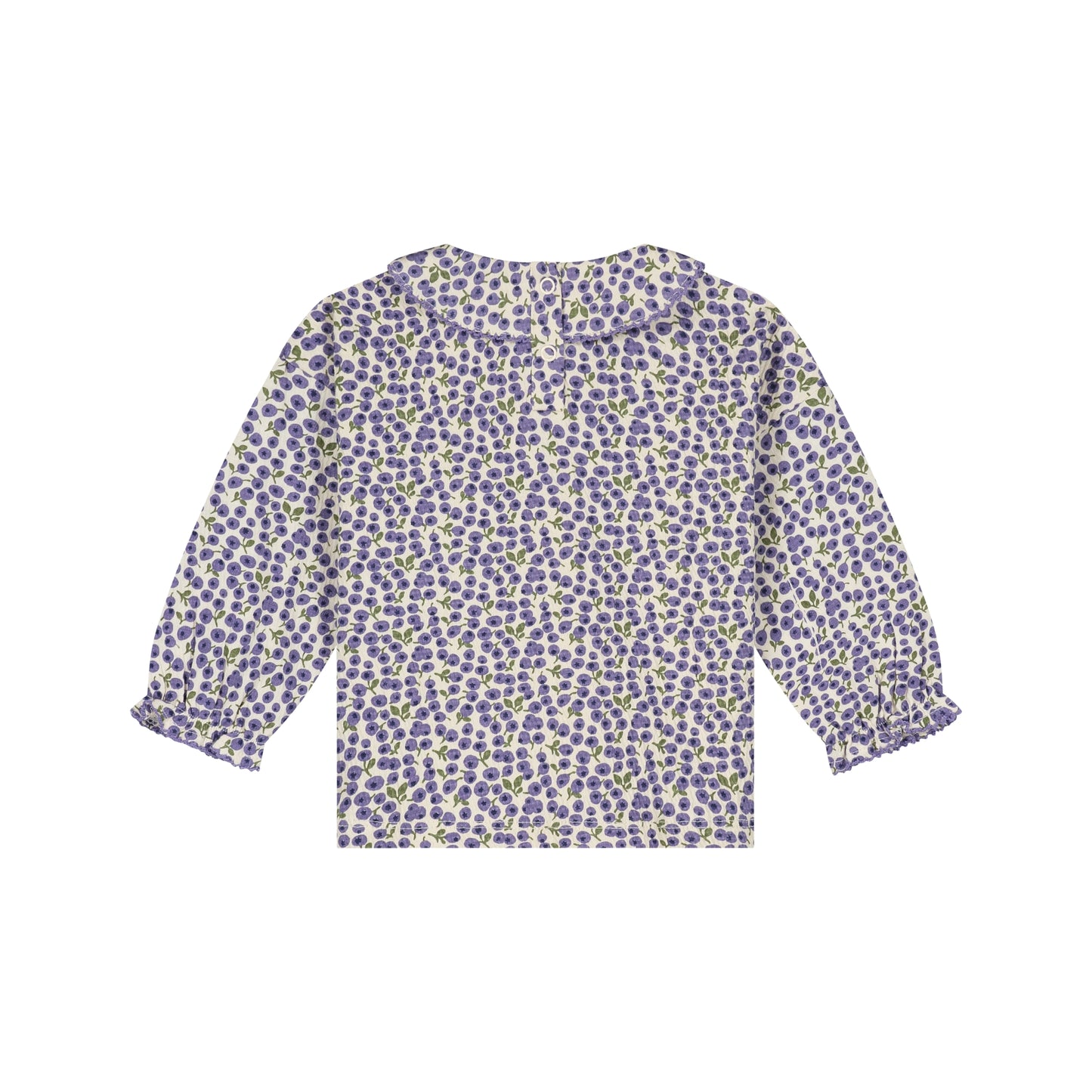 BABYFACE - CREAM PLUM SHIRT MET KRAAG