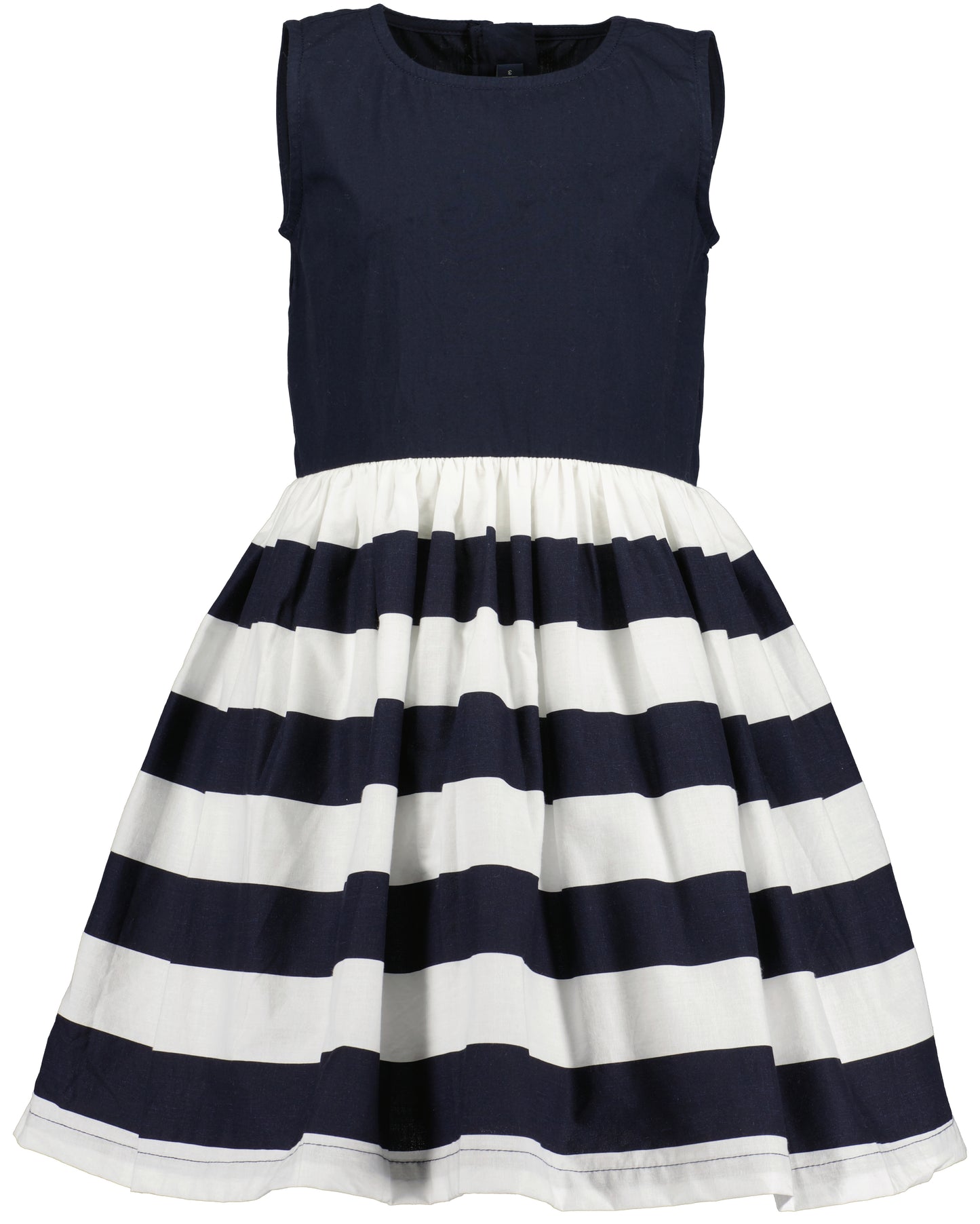 BLUE SEVEN - JURK DONKER BLAUW GESTREEPT
