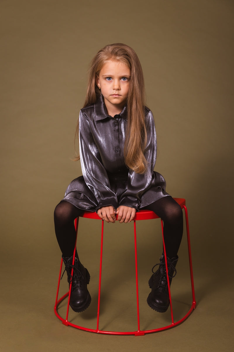QUAPI - ZILVER BLOUSE
