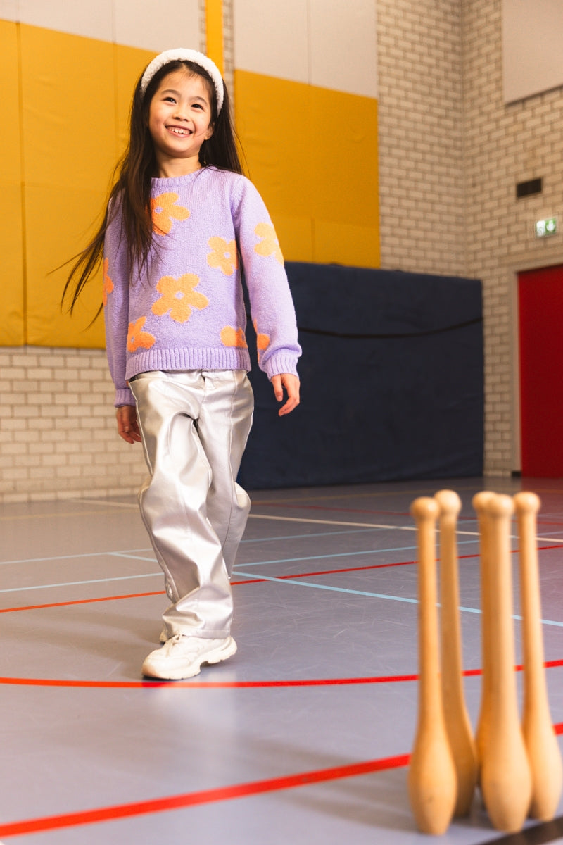 QUAPI - DOT BROEK ZILVER