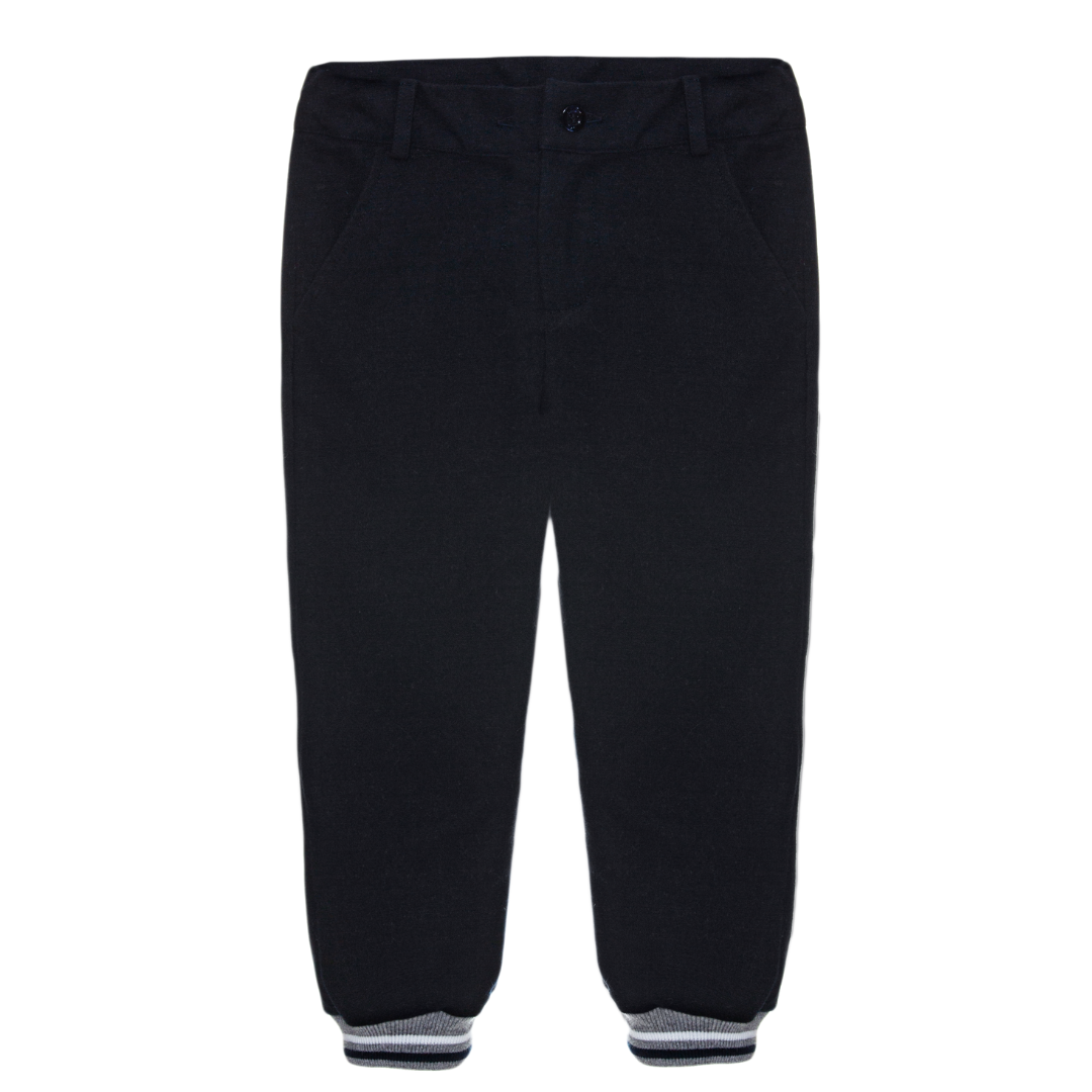 Patachou - Donkerblauwe nette broek met elastiek pijpje