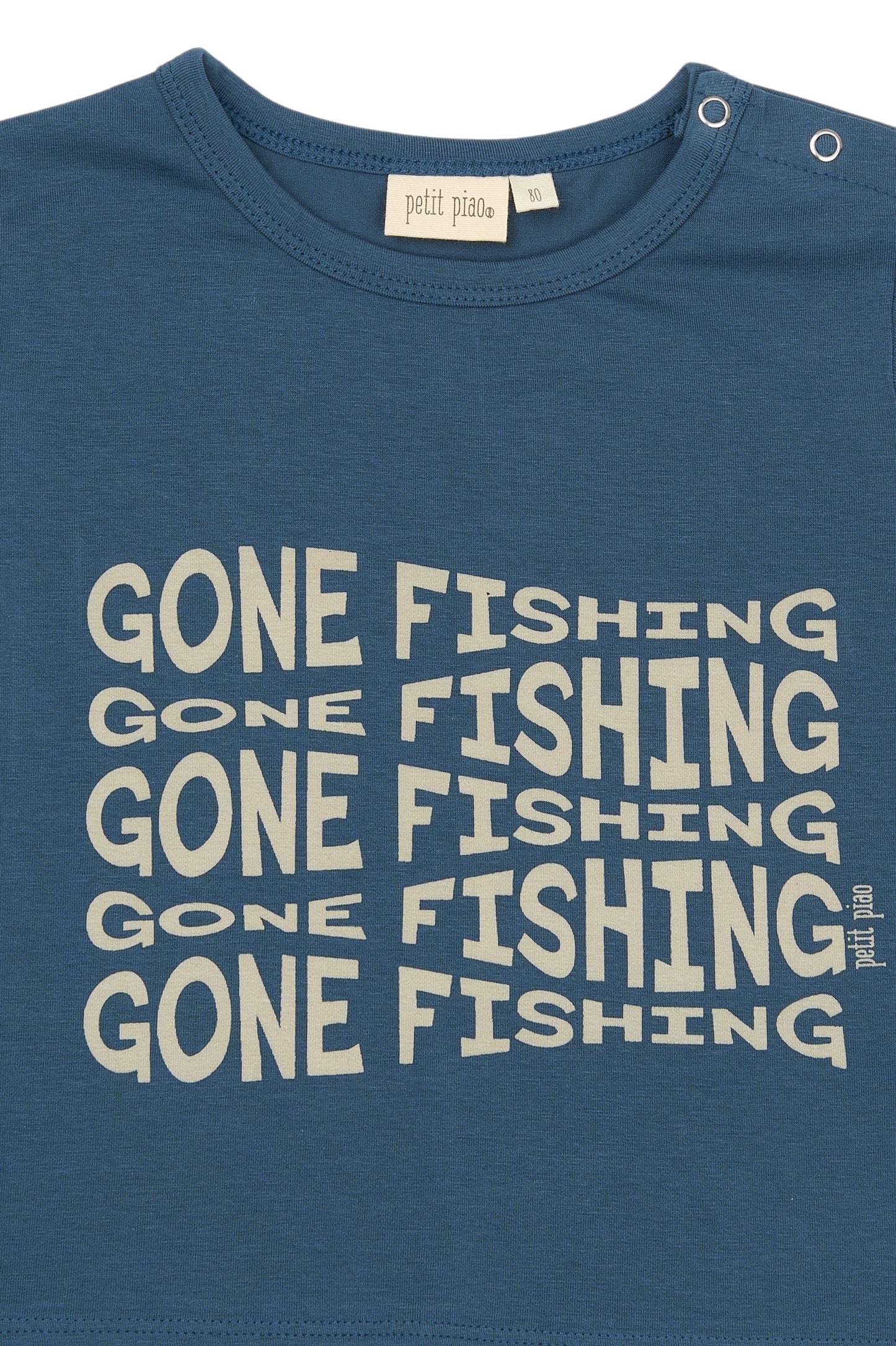 PETIT PIAO - GONE FISHING T-SHIRT