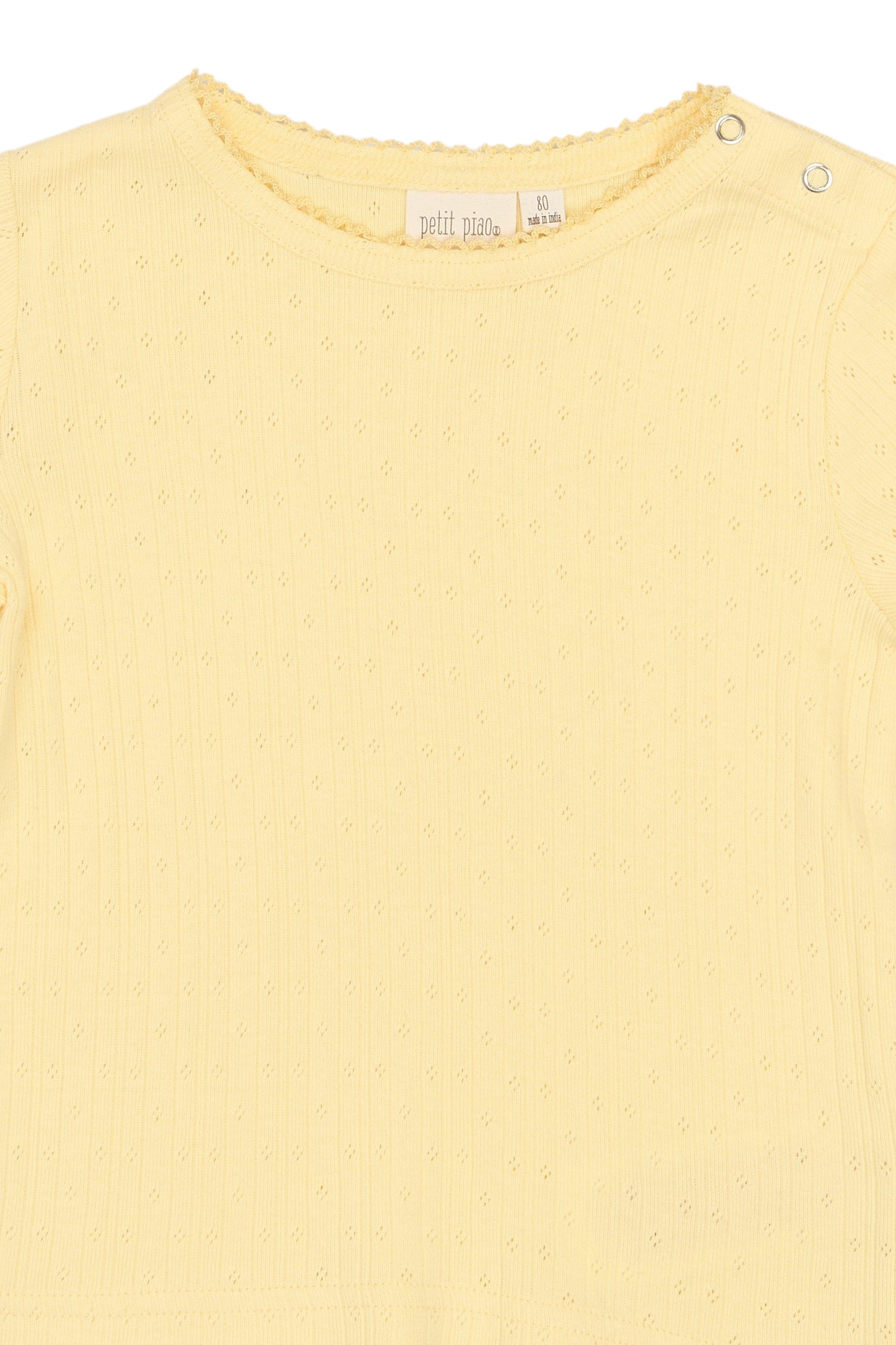 PETIT PIAO - BUTTER YELLOW SUZE T-SHIRT