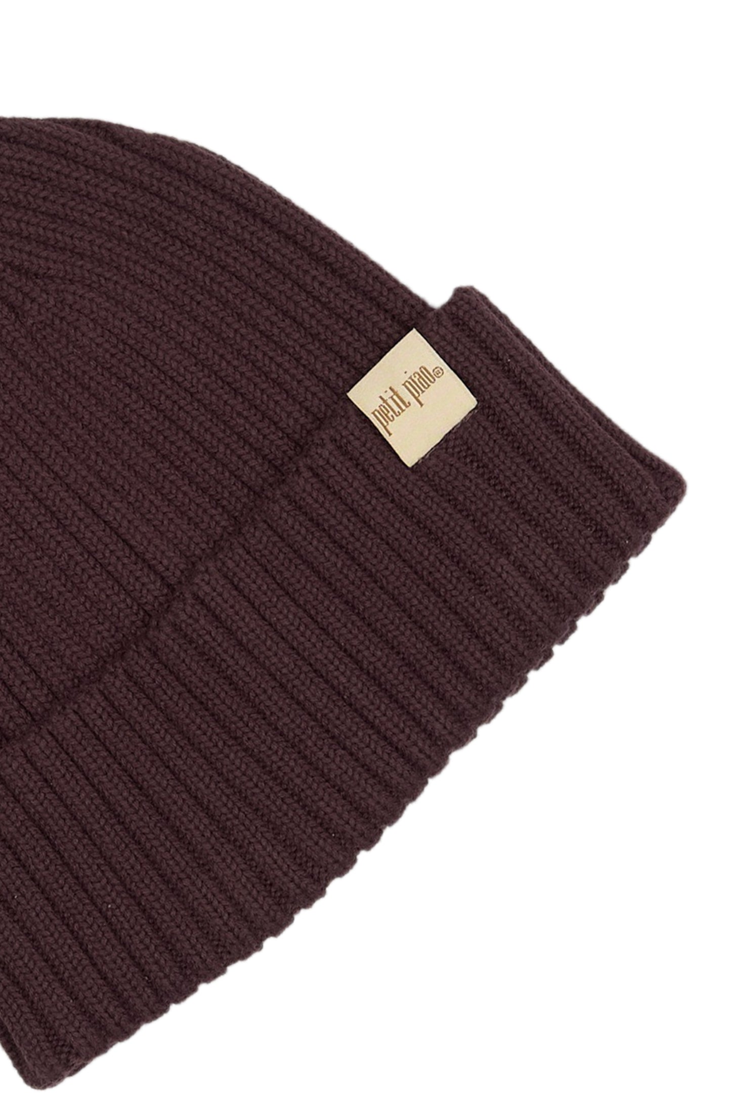 PETIT PIAO - DANNER KNIT HAT COFFEE BEAN