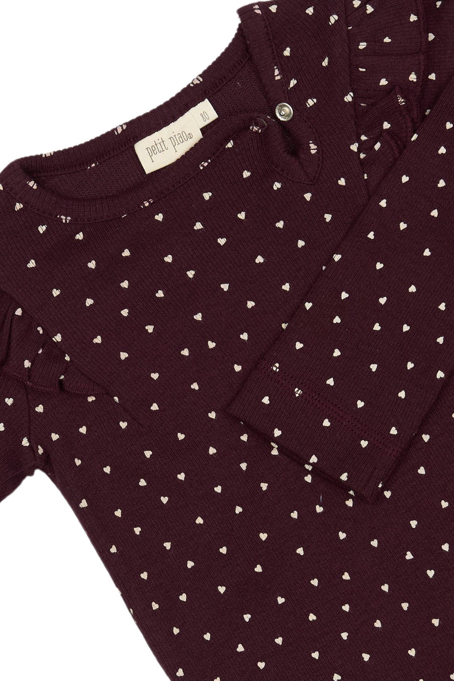 PETIT PIAO - MODAL HEART ROMPER