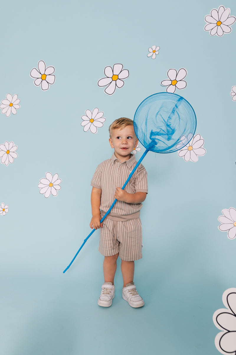 QUAPI - EDWIN POLO CREAM STRIPES