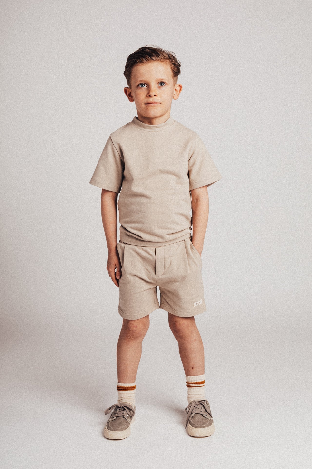 BAJE - RORIZ T-SHIRT TAUPE CLAY