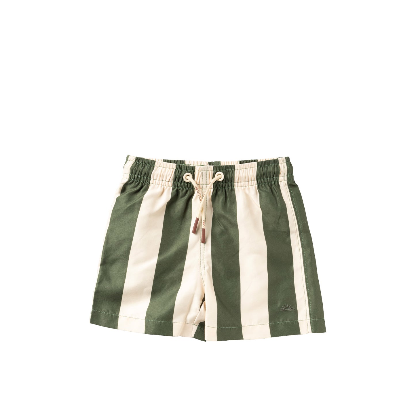 SALTED STORIES - GREEN STRIPE ZWEMSHORT