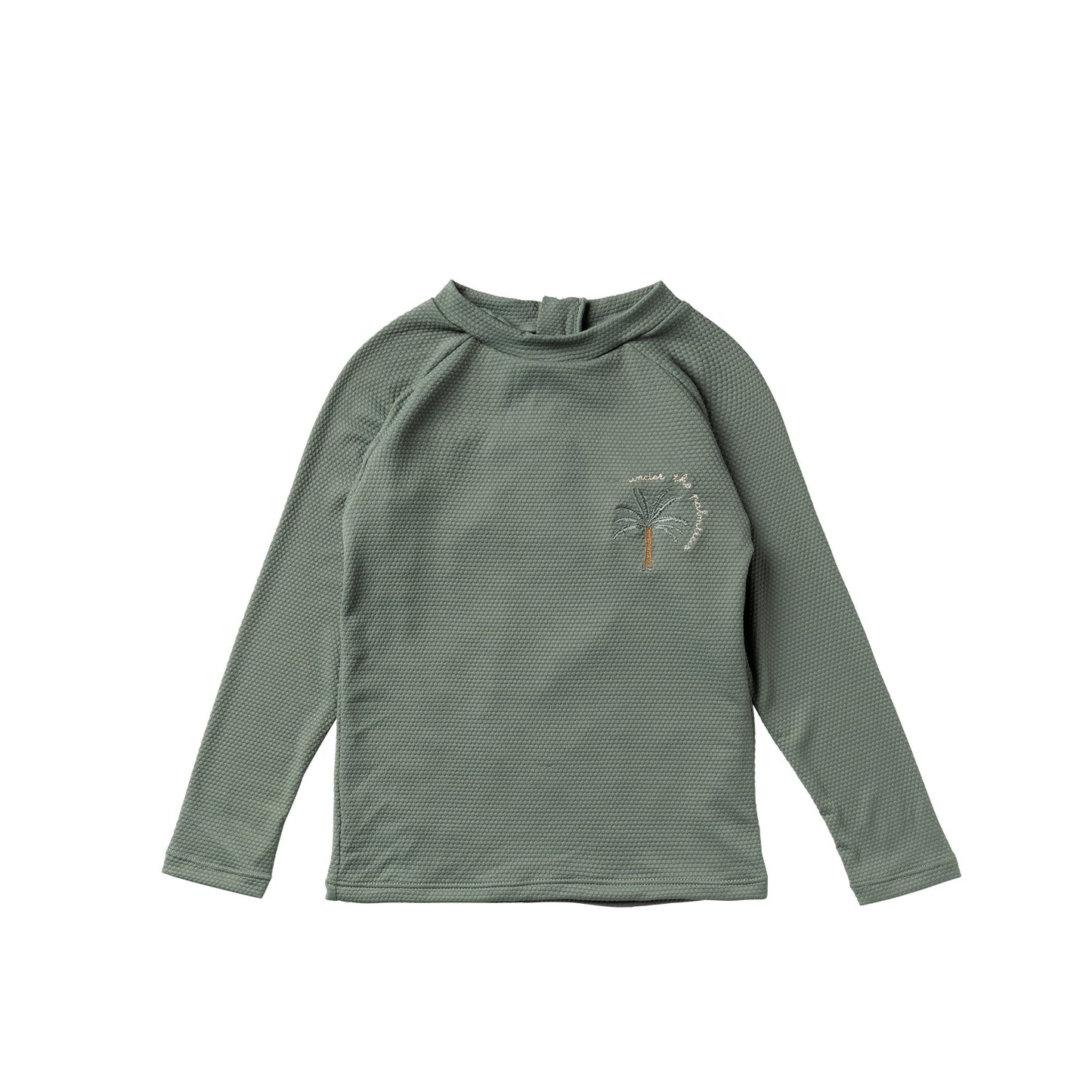 SALTED STORIES - GREEN SOLID ZWEMSHIRT