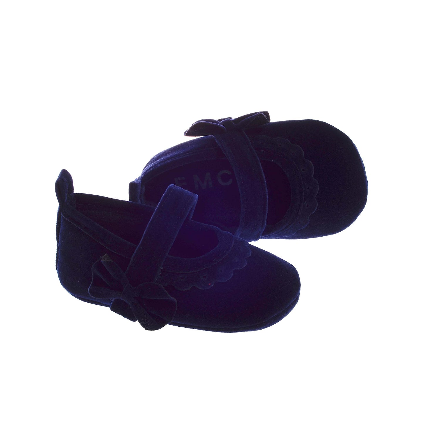 EMC - VELVET SCHOENTJES DONKER BLAUW