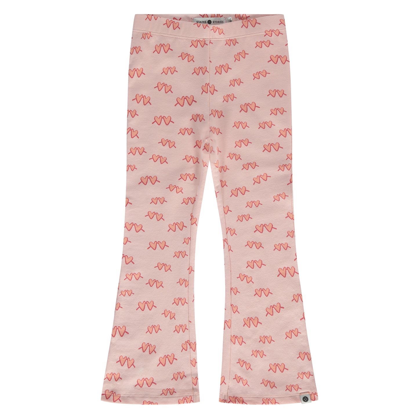 STAINS AND STORIES - ROZE FLARE BROEK