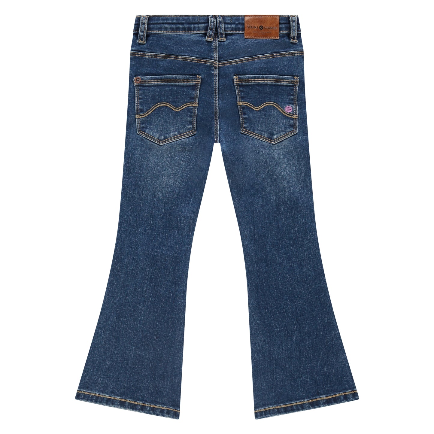STAINS AND STORIES - FLARE DENIM BROEK