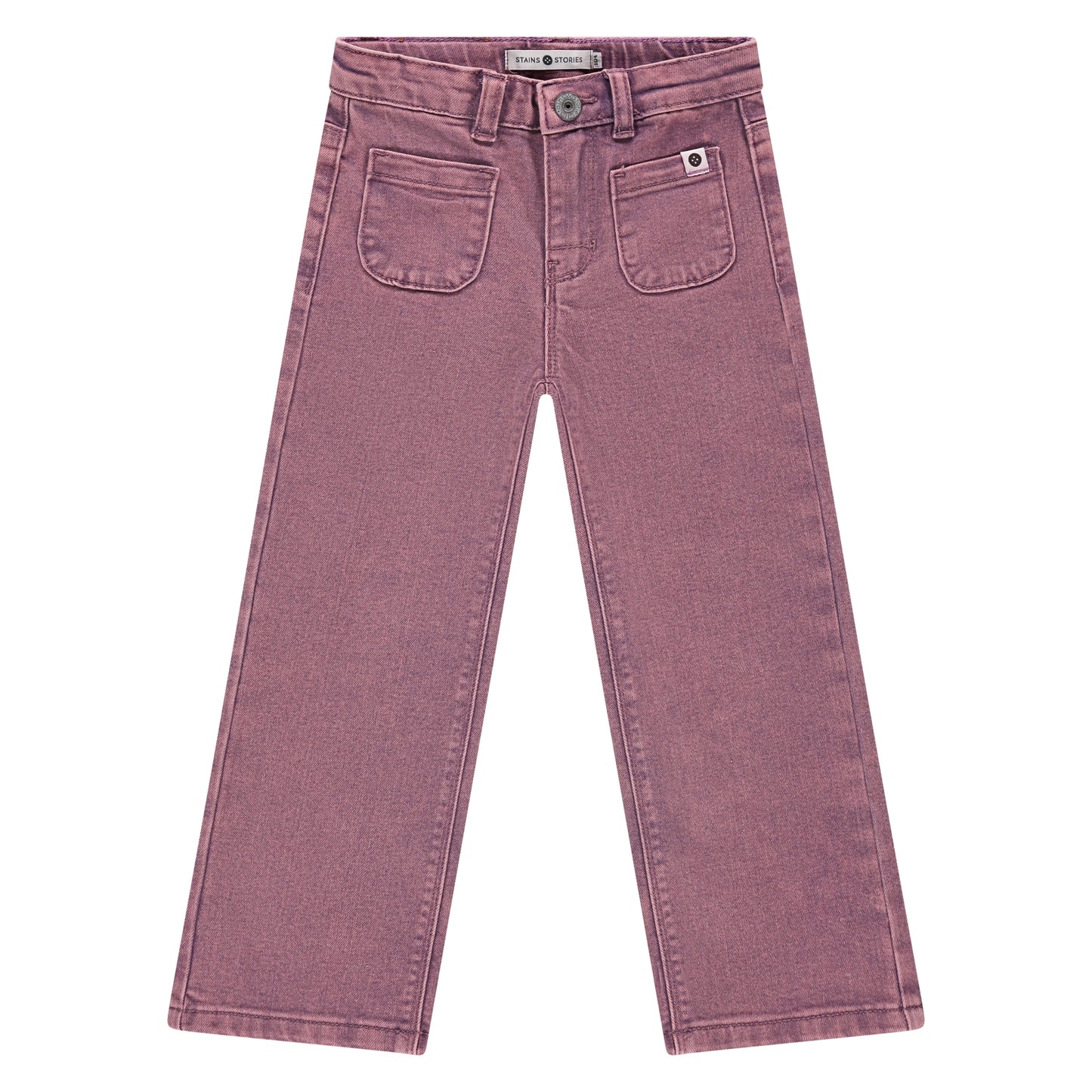 STAINS AND STORIES - ROZE DENIM BROEK