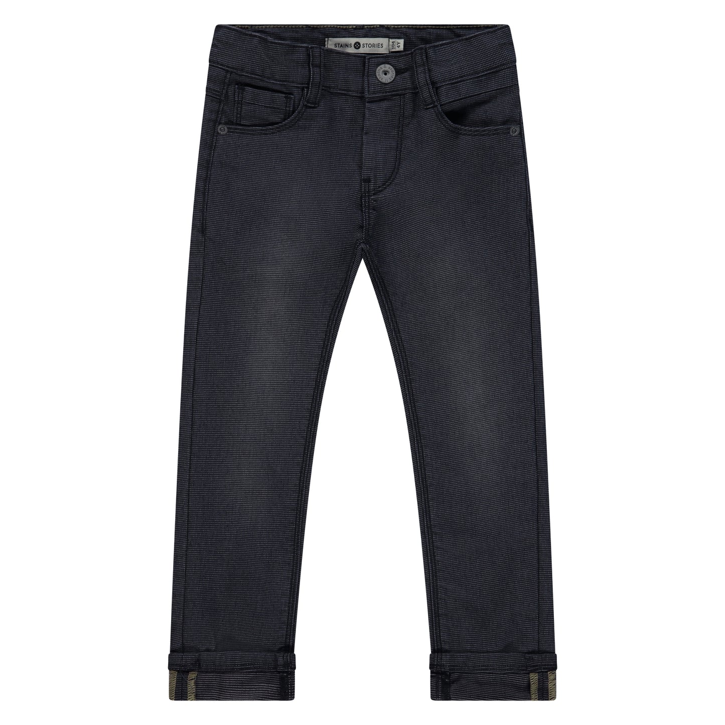 STAINS AND STORIES - DARK BLUE DENIM