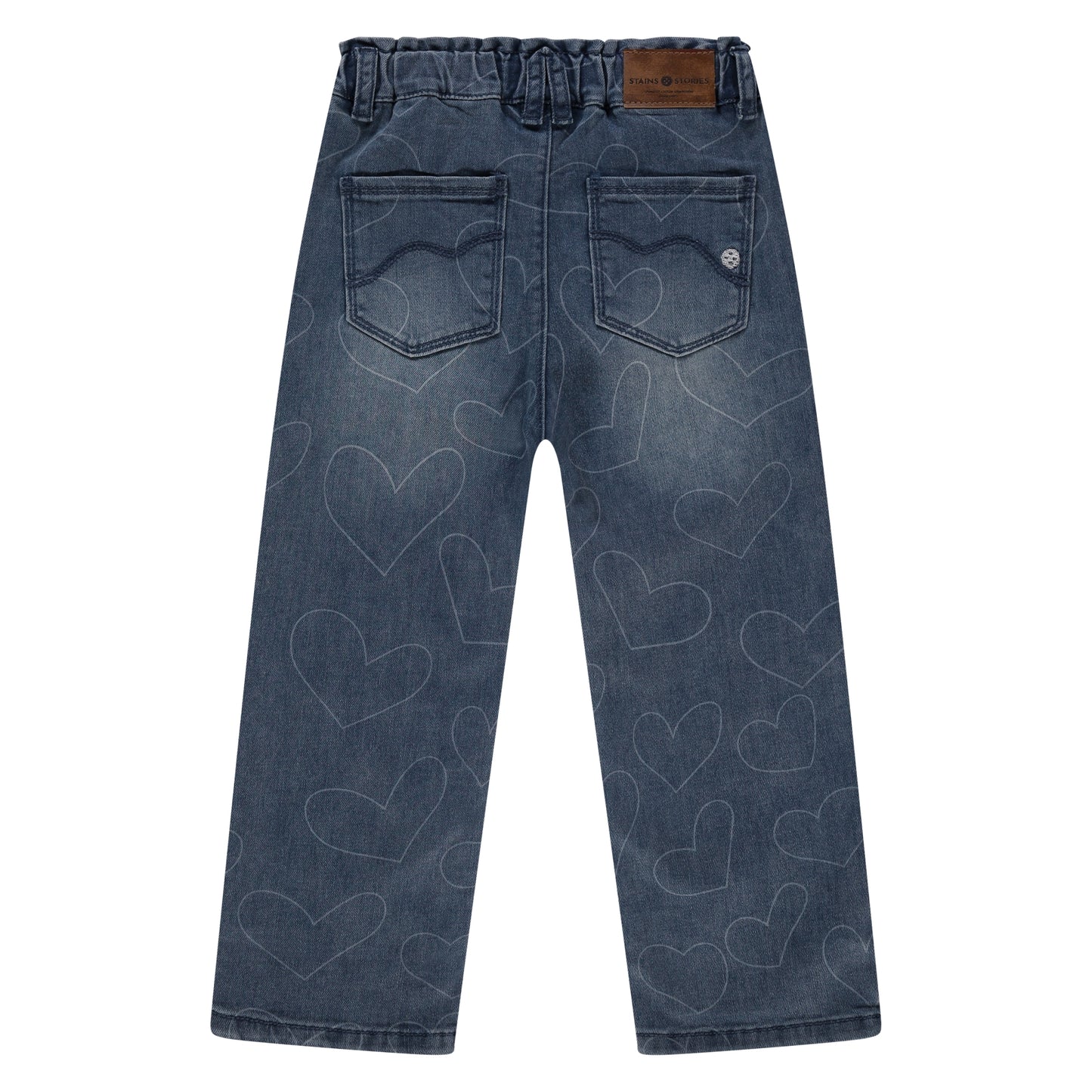 STAINS AND STORIES - WIDE LEG BROEK HARTJES