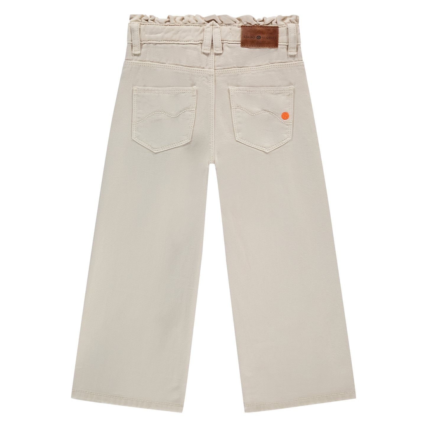 STAINS AND STORIES - IVORY WIDE LEG