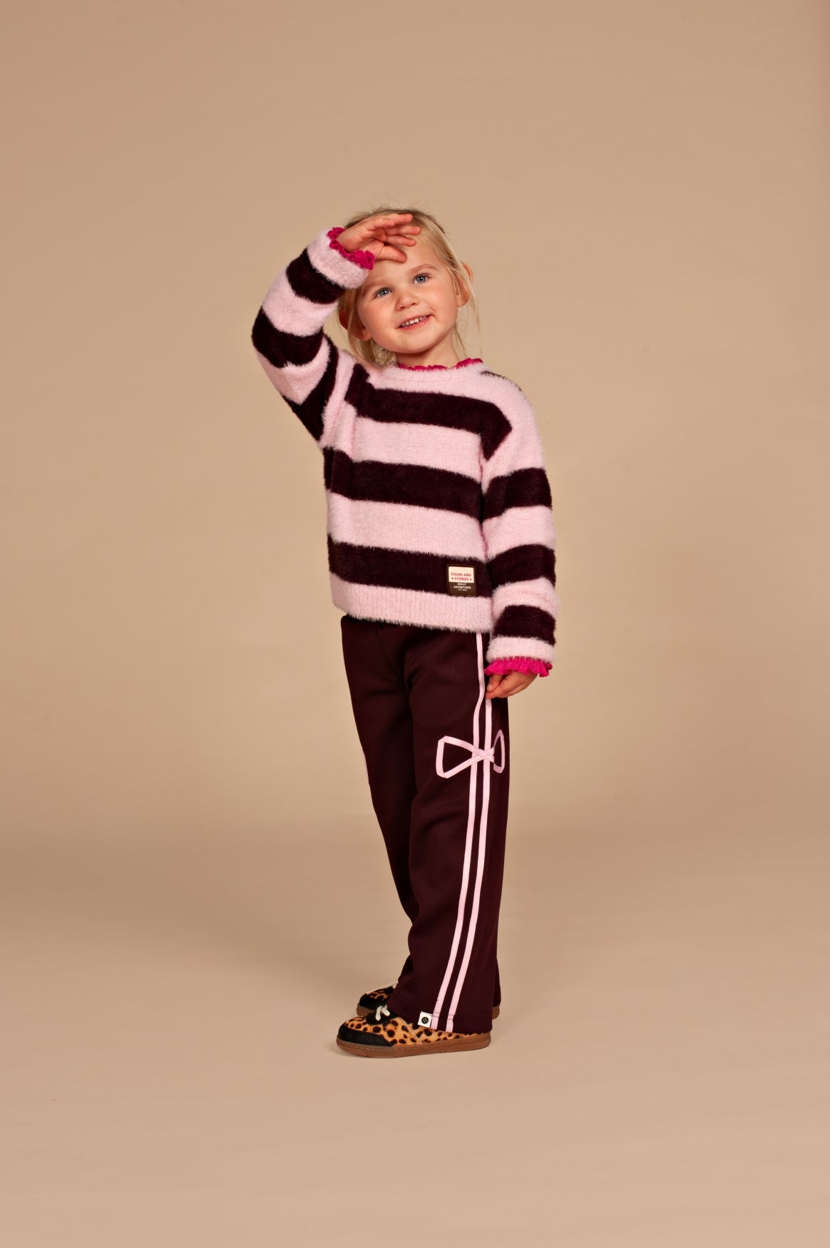 STAINS AND STORIES - WINE RED TRACK BROEK