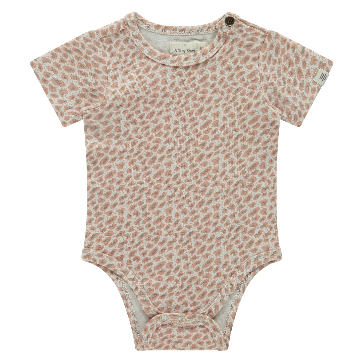 A TINY STORY - DUSTY CORAL ROMPER