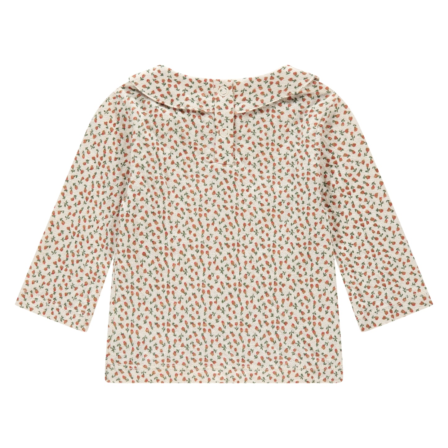 A TINY STORY - SNOW BLOEMETJES SHIRT MET KRAAGJE