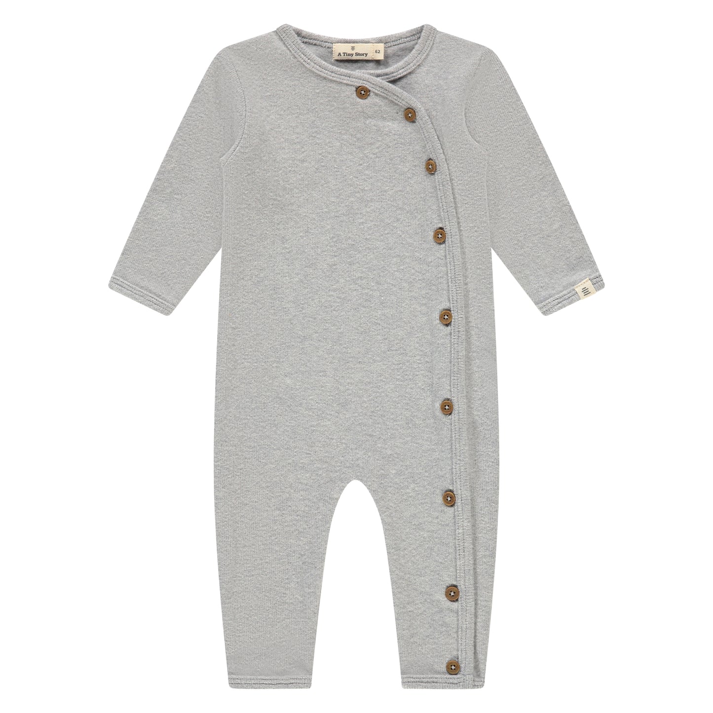 A TINY STORY - GREY MELANGE BODYSUIT