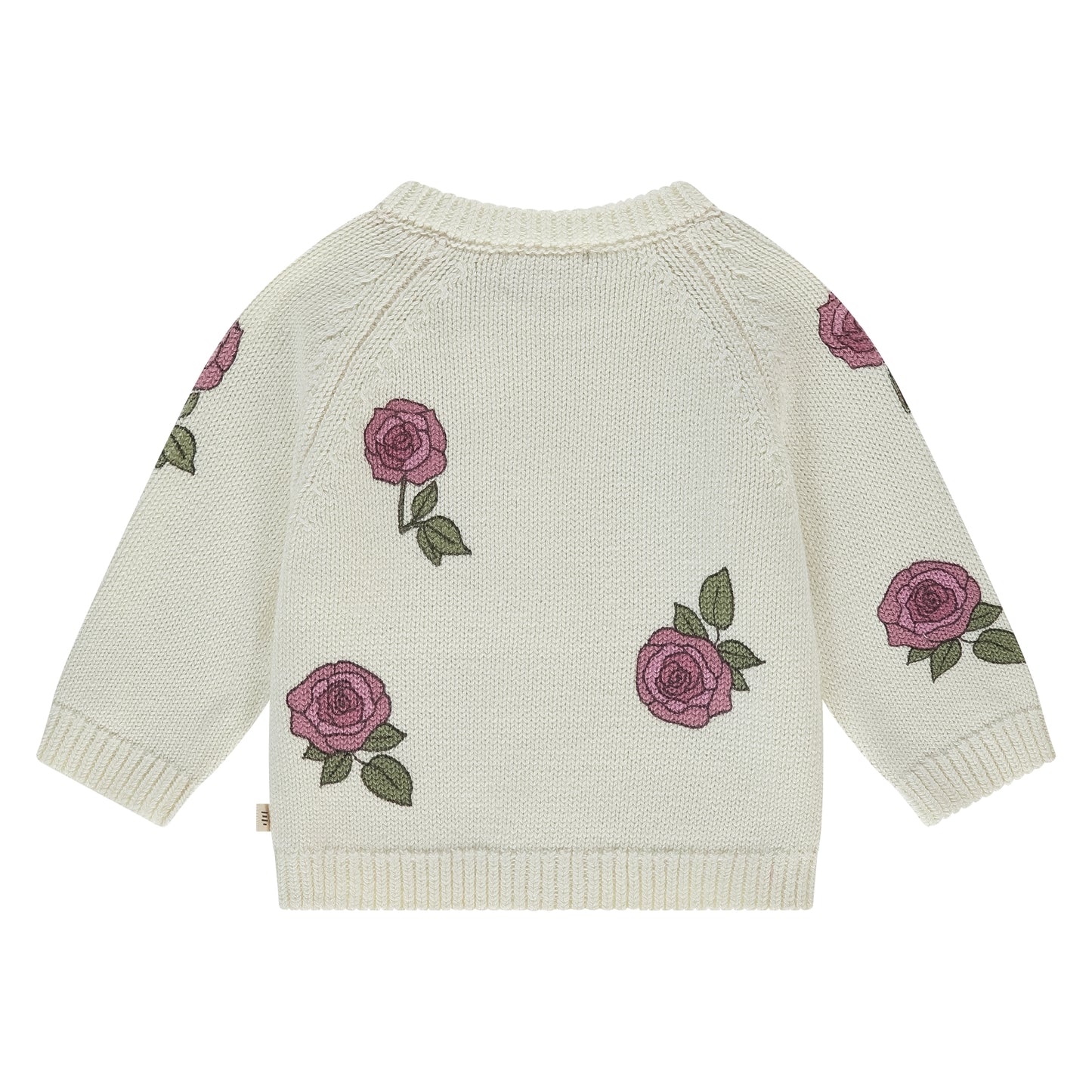 A TINY STORY - VEST ECRU ROOSJES