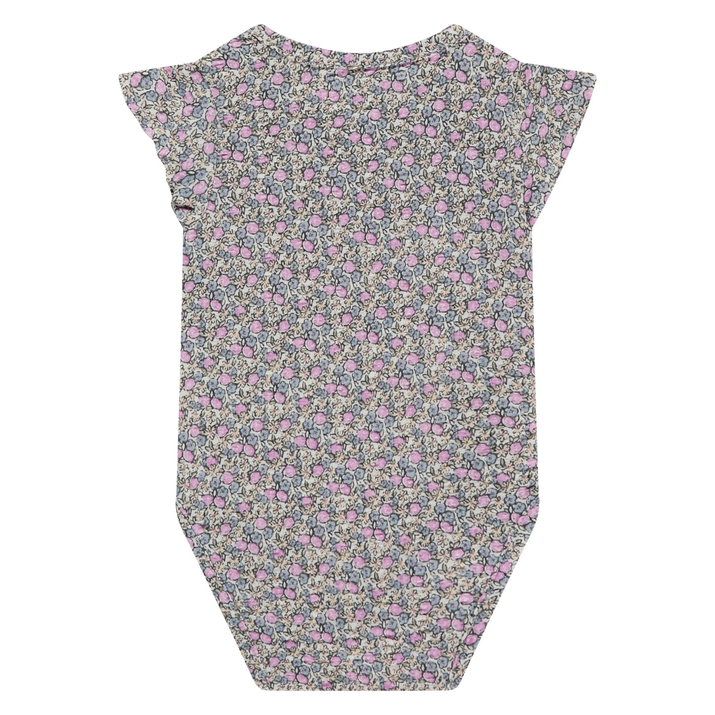 A TINY STORY - MULTICOLOUR ROMPER MET KORTE MOUW