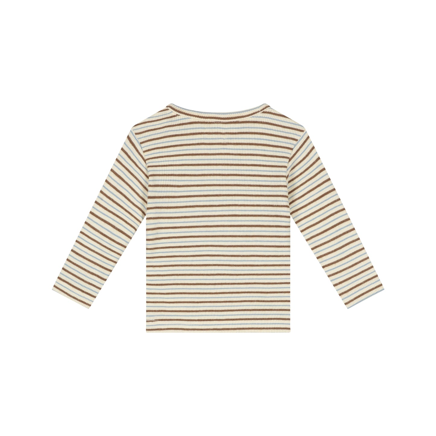 A TINY STORY - SHIRT IVORY/BRUIN/BLAUW