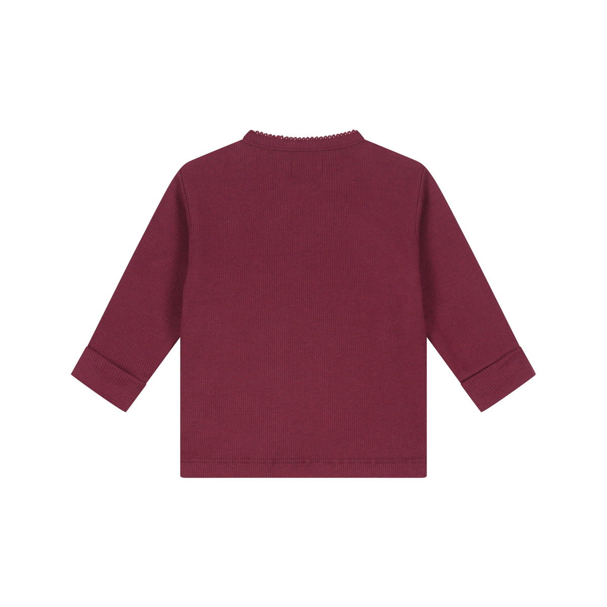 A TINY STORY - BABY OVERSLAGSHIRT DARK RED