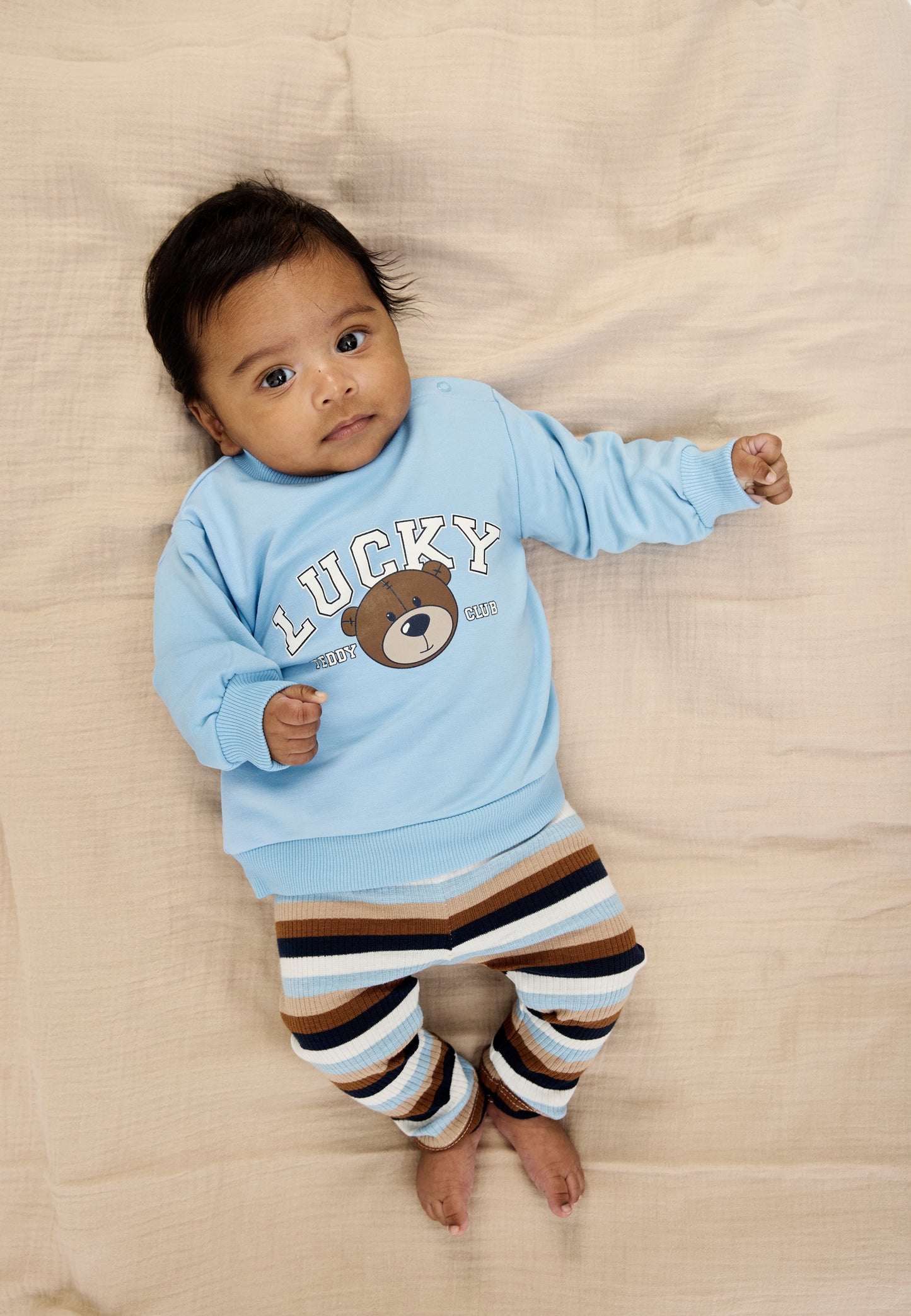 THE NEW - LUCKY SWEATER BLAUW
