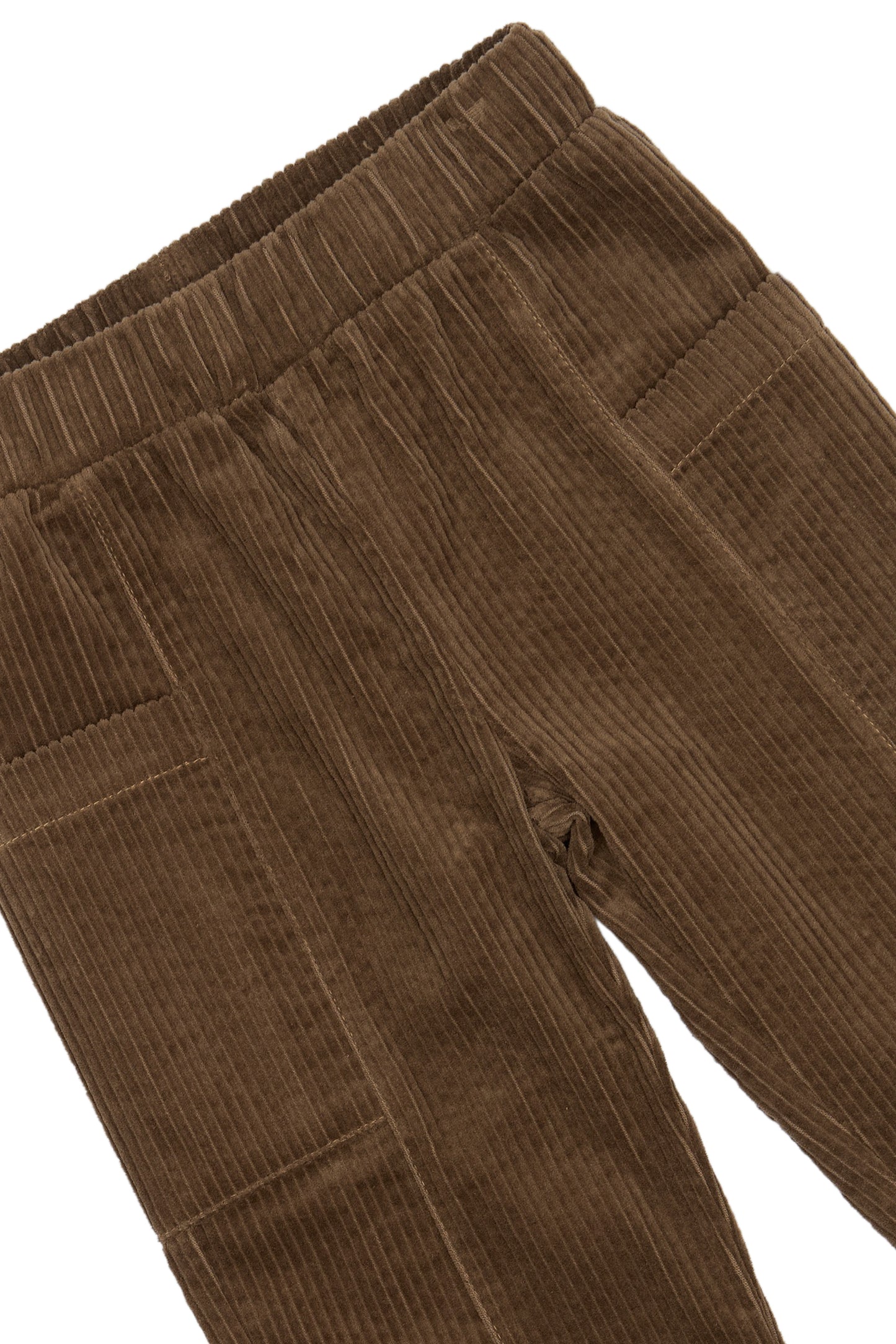 THE NEW - PADENO RIB BROEK TOFFEE