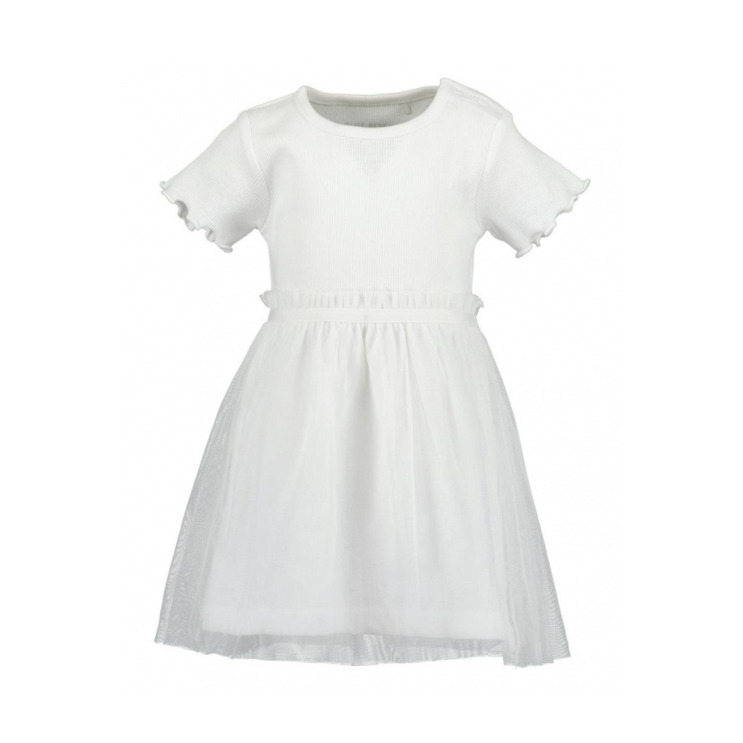 BLUE SEVEN - TULE JURK WIT