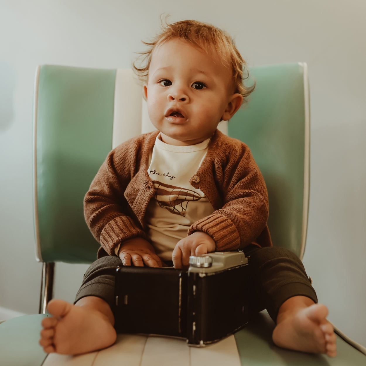 Your Wishes - Bruin gebreid Miles vest
